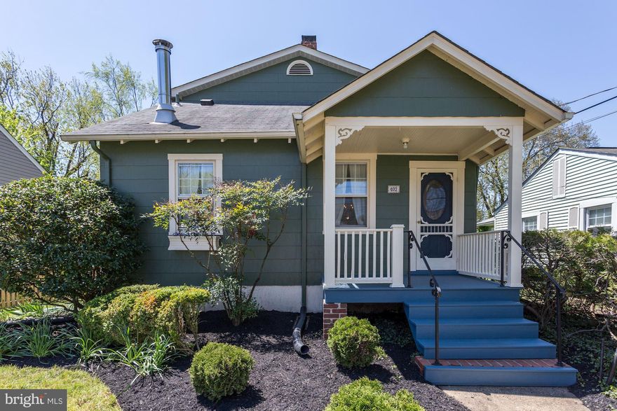 Offers by midday Monday 5/7, reviewed Mon evening.  Timeless charm with modern convenience.Pristine bungalow in historic district, updated kitchen and baths maintains style integrity of 1930's bungalow.Marvelous flat, fenced, landscaped backyard with playset and storage shed, screened porch, front porch, minutes to new library, shopping,MARC train,highways...incredible value, turnkey