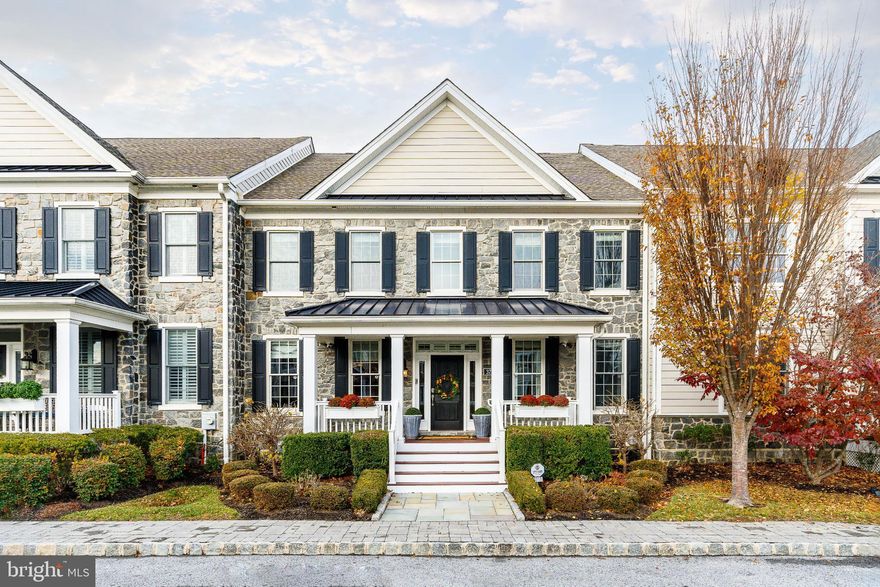 Welcome to 3711 Liseter Gardens, a fully furnished luxury home in Newtown Square’s coveted Liseter community. This home is fully furnished with nearly all Restoration Hardware pieces and lighting throughout, offering turnkey luxury in one of the most sought-after communities. Move right in and enjoy elevated Liseter living. This stunning Marywood Model offers 3 bedrooms, 2.5 baths, a 2-car garage, a finished basement, and designer finishes at every turn.
An inviting front porch leads into the dramatic two-story foyer, showcasing beautiful wainscoting, custom molding, and oak hardwood floors throughout. To the right is a private office, and to the left is a formal living and dining room. The high-end kitchen boasts stainless steel appliances, granite countertops, an oversized refrigerator/freezer, and a generous kitchen island ideal for prep and seating. It flows effortlessly into the bright family room with a gas fireplace and a big, cozy Lovesac sofa. Just off the family room is a deck perfect for outdoor living. The outdoor furniture and fire pit are included, creating an effortless extension of the entertaining space. This level also includes a laundry/mudroom with garage access and a stylish powder room highlighted by hand-painted ceiling details and designer wallpaper. Upstairs are three bedrooms and two full baths. The primary suite is true luxury with French doors, two expansive walk-in closets outfitted with California Closets, and a spa-like bathroom with a soaking tub, walk-in shower, marble countertops, and a heated towel rack. The additional bedrooms are generously sized, each with walk-in California Closets, and share a beautifully finished hall bath with marble counters and a double vanity. The finished basement provides incredible extra space for relaxing, movies, games, fitness, or play, along with abundant storage. Just a short walk from the home, Liseter offers unmatched amenities including a resort-style pool, state-of-the-art fitness center, yoga studio, tennis and pickleball courts, bocce ball, walking/biking trails, a game room, post office, and a clubhouse and carriage barn perfect for events. The carriage barn also features a beautiful covered terrace overlooking the green space and pond, and it hosts the community’s monthly First Friday Social as well as private parties and gatherings. All just minutes from shopping, dining, and the conveniences of Newtown Square. Easily accessible to major highways and located in the highly rated Marple Newtown School District, with top private schools close by. This is luxury, convenience, and community all in one. Move right in and enjoy the best of Liseter living.