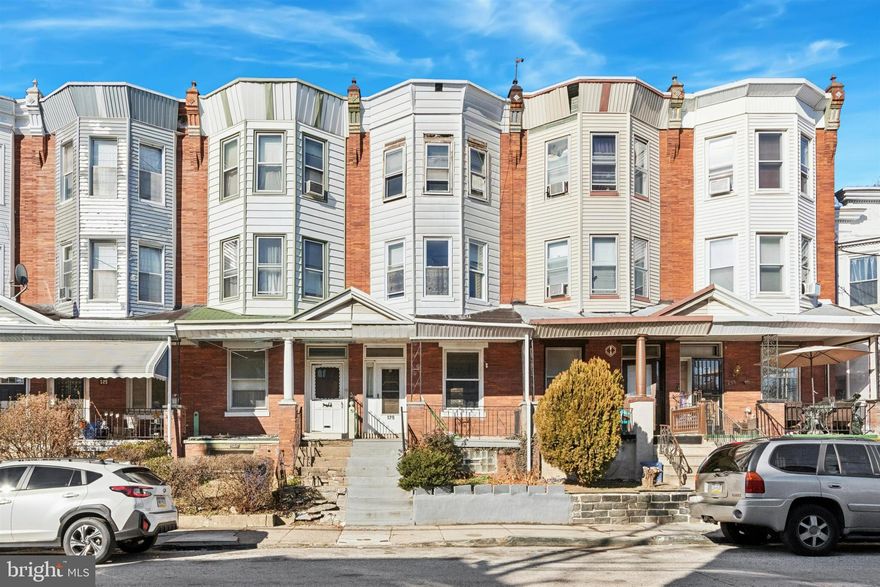 A spacious Germantown row home that is clean, vacant, and ready for your personal touch. The straight
through main level offers high ceilings, wood flooring, a brick fireplace wall, and great natural light, flowing 
into a large eat-in kitchen with ample cabinet and counter space, gas cooking, and tile flooring. A 
convenient main-floor laundry room and additional rear room provide flexible space for storage, a home 
office, or a playroom, and the fenced backyard is ready to be transformed into your own city retreat.  Zoned RM1, can convert this property to multifamily by right. Upstairs, you’ll find bright bedrooms with hardwood-style floors and ceiling fans, along with an updated hall bath featuring modern tile and fixtures. The property could benefit from some updates and minor repairs, offering a solid, livable home with strong potential for customization and value-add improvements—ideal for both owner-occupants and investors. Conveniently located near public transportation, schools, and neighborhood shops and restaurants, this home is easy to show and available for a quick closing.