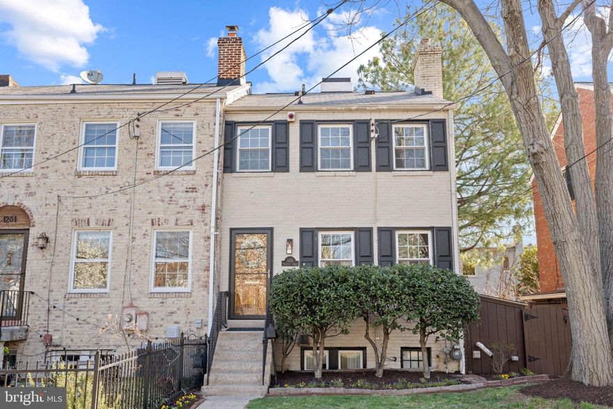 Nestled in a prime location and on a tree-lined street, this delightful 3-level townhome offers the perfect blend of historic charm and modern convenience. The English basement showcases a beautifully updated kitchen with sleek cabinetry and stylish finishes, all opening seamlessly to the inviting family room. From there, step out to the enchanting Georgetown-style brick patio, a fully fenced retreat ideal for entertaining or relaxing with a morning coffee. *The main level boasts a cozy living room with a classic wood-burning fireplace, setting the stage for warm and inviting gatherings. The flexible floor plan lets you design your space—whether you need a formal dining room, a home office, or even a main-level bedroom. Upstairs, you’ll find three comfortable bedrooms, all with gorgeous hardwood floors that run throughout the home. *Storage is abundant, with a spacious floored attic and a generous outdoor shed, perfect for bike storage. Street parking is easy, thanks to the home’s location on the feeder road, but you may never need your car—walk to Braddock Road Metro, hop on a nearby bus, or explore the fantastic shops, dining, and attractions just steps away. *This is a rare opportunity to live in a home that embodies the best of Old Town’s historic charm and vibrant city living. Make it yours! - Freshly painted throughout and completed in March 2025. **All information is deemed reliable but not guaranteed; the buyer should verify all information.**