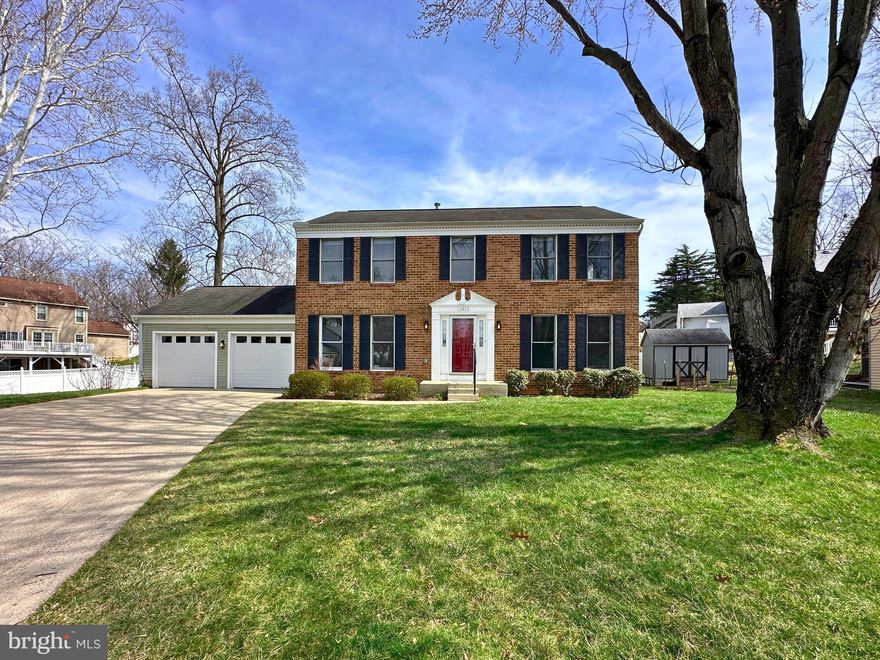 Offer deadline - Tuesday, the 31st, at noon. Welcome to 12413 Olivewood Place, a beautiful brick front colonial on a quiet cul-de-sac in Rolling Acres. An inviting walkway leads to the front entrance, opening to the welcoming foyer with hardwood floors, a coat closet, and powder room. The living room, brightened by two large windows, features hardwood floors and crown molding. The dining room, off the kitchen, also has hardwood floors, crown molding, and two large windows flooding the room with natural light. The updated kitchen has an island, ample cabinet space, a large pantry, stainless steel appliances, recessed lighting, a breakfast nook with windows overlooking the backyard, access to the 2 car garage and a washer/dryer. The kitchen opens to the family room that has hardwood floors, recessed lighting, a brick surround fireplace, and a door leading to the beautiful deck. The expansive deck has a built-in bench and two sets of stairs to the backyard, perfect for entertaining.

The upper level has 4 large bedrooms, all with brand new carpeting. The spacious primary bedroom features a walk-in closet, plenty of natural light, and its own full bathroom with ceramic tile flooring, a skylight, dual sink vanity, and a tub/shower. The hall bathroom has ceramic tile flooring, a skylight, and a tub/shower, with a large linen closet in the hallway.

The lower level features LVP flooring throughout, a large recreation room, a built in bar with a sink, a bonus room perfect for an extra bedroom or office, recessed lighting throughout, and a second washer/dryer with a utility sink. There is also a third full bathroom on this level with ceramic tile flooring and a walk in shower. 

There is parking for 4 cars in the driveway, in addition to the 2 car garage.

Great location! Quick access to Route 29, ICC 200, and I-95 for commuters! Short distance to shopping and dining at the White Oak Town Center and Cherry Hill Shopping Center, Paint Branch Trail, local parks, Washington Adventist Hospital and more! 

Major updates include: (Gas furnace - 2025) (AC unit - 2024) (Hot water heater -2021) (Freshly painted throughout) (Brand new carpeting on upper level)