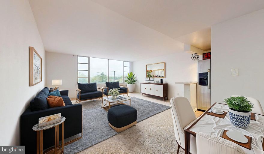 This spacious two-bedroom condo offers a modern and inviting atmosphere. Located conveniently close to essential shopping amenities, including Harris Teeter and New Alde, residents can enjoy easy access to groceries and daily necessities. The condo is also within walking distance of beautiful parks, a well-stocked library, and the Van Dorn Metro station, making it an ideal choice for those who prefer to leave their car parked and explore the neighborhood on foot. This location promotes a lifestyle of convenience and accessibility, allowing residents to enjoy local attractions without the hassle of driving. Security is a priority, with a secured front door that provides peace of mind. This condo is perfect for anyone looking for a comfortable home in a vibrant community, where everything you need is just a short stroll away.