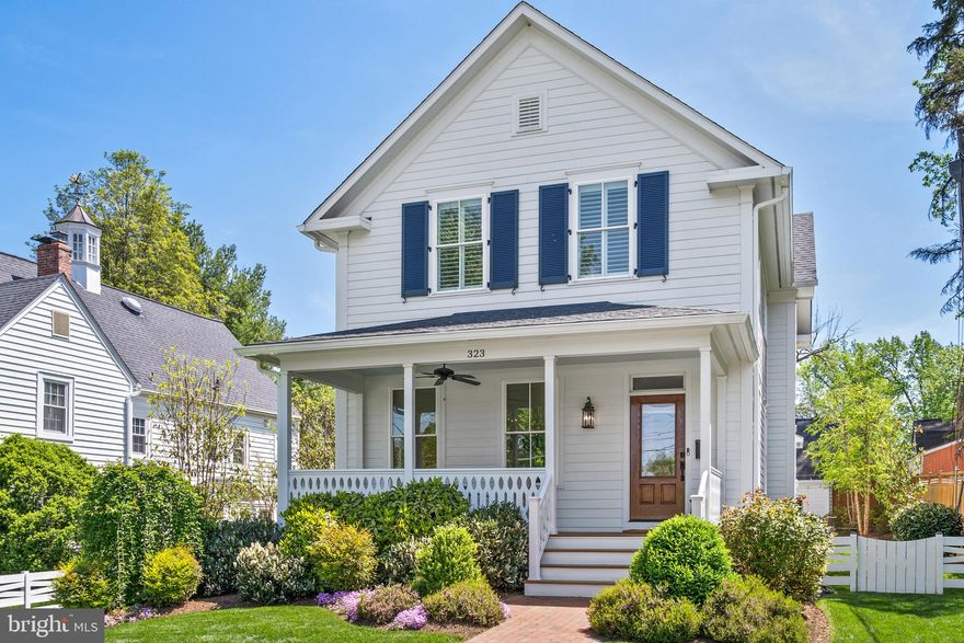 Custom modern Farmhouse with inviting front porch, meticulously crafted by acclaimed Cottage Street Homes in 2019 and located in the vibrant City of Falls Church. Perfectly situated just down the street from Broad St and Founders Row, walkable to restaurants and shopping. Spanning over 4500+ square feet of thoughtfully designed living space, this home has 5 bedrooms and 4.5 baths for comfortable living and entertaining. An oversized, detached two car garage (easily accessed off private Lanier Place, NOT West St) and attic above offers loads of space. Step inside and be greeted by the finest of finishes, where light-filled rooms, detailed moldings, exposed wood beams, stunning hardwood floors, transom windows and custom lighting create an ambiance of sophistication and warmth. The heart of this home lies in its large, open chef’s kitchen that flows nicely to a large family room and eat-in dining space. Meanwhile the lovely primary bedroom retreat offers sanctuary from the chaos of life. The lower level provides space to kick back and relax or work-out in your home gym! Outside you’ll love spending time in the well-manicured yard and on the rear private patio.

Additional special features include: Loads of storage, whole house generator, upgraded lighting, plantation shutters, custom window treatments, window seats with custom cushions, built-in bookshelves, marble and granite throughout, and professional landscaping and exterior lighting.

1 mile from WFC Metro and I-66 and close to all the shopping and dining that the little City has to offer!