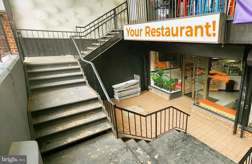 2,000 Square Foot Fully-Equipped Restaurant Space on the best block of Philadelphia's iconic  South Street Commercial Corridor! This space is sunken under the famous Fat Tuesday's Bar and is perfectly suited for restaurant use. Space includes Pizza Oven, Freezer, Refrigerator, Grill, Fryer, etc. This space's best feature is its OUTSTANDING and spacious outdoor space, sunken from the sidewalk. Your patrons can enjoy al fresco dining removed from the car traffic and noise from the street!  This is a Modified Gross Lease-- Tenant only pays their own utilities (Gas and Electric), and Use & Occupancy Taxes (Billed monthly).