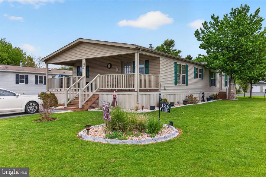 Welcome to 186 Goldcrest Circle!

This beautiful, move-in-ready home offers convenient one-level living within the Goldenville Estates 55+ community. The home features three bedrooms and two full bathrooms, highlighted by an open floor plan with vaulted ceilings, a family room with a cozy fireplace, and a separate dining area. The spacious kitchen provides ample cabinetry and countertop space, complemented by a large primary suite with an ensuite bath.

Outside, you can enjoy morning coffee or host gatherings on the oversized deck. The property is ideally located just minutes from shopping, restaurants, and historic downtown Gettysburg.
The $440 monthly lot fee includes: water,sewer, trash & snow removal up to driveway.

This home is move-in ready and waiting for you!