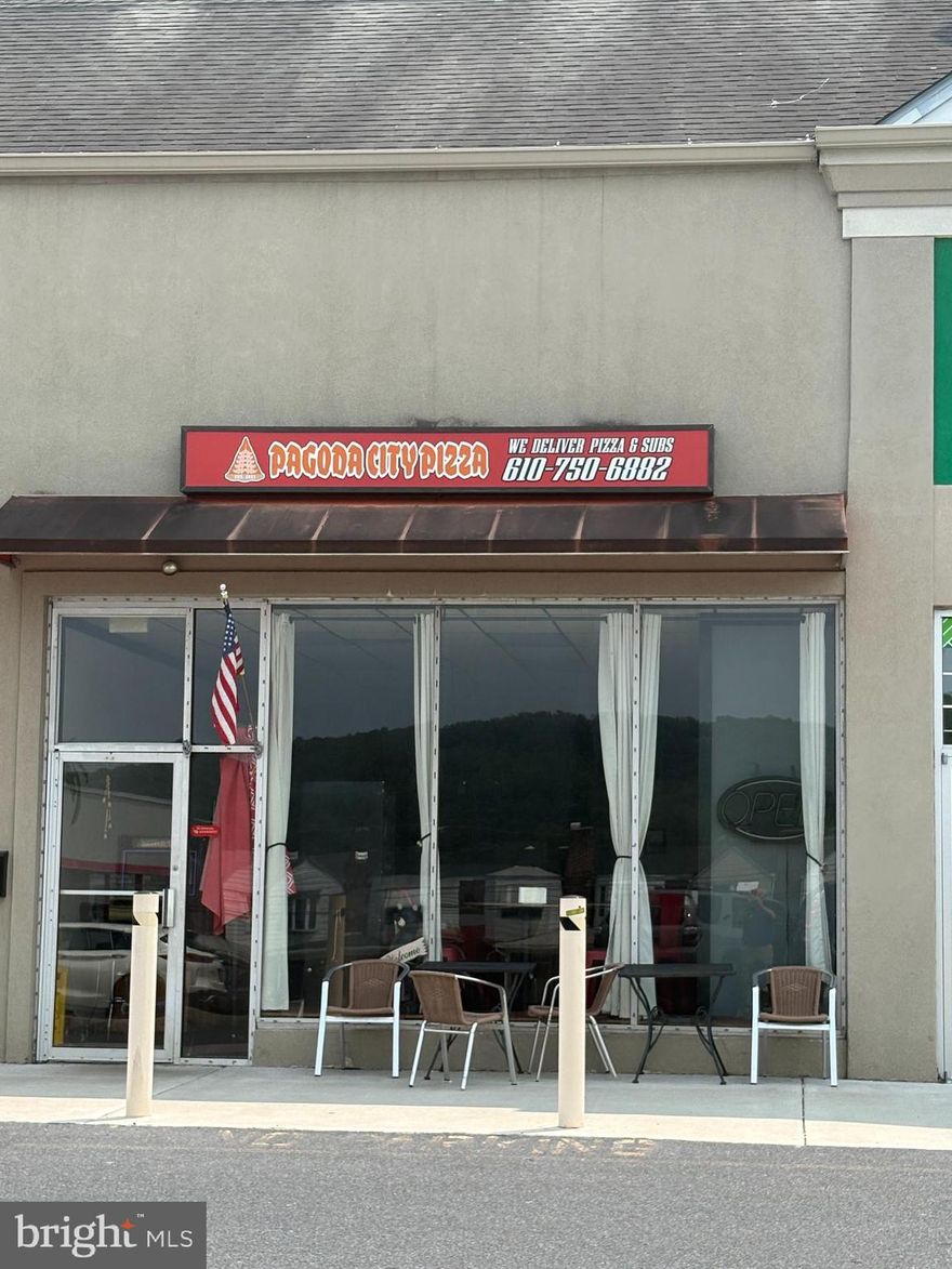 Business Opportunity!  Fully Equipped and operating Pizza/Sandwich Shop in convenient, High Visibility Mt. Penn Location.  Eat-in and Take-Out business.