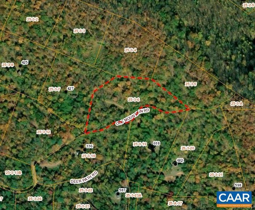 Close to Rt. 33 and Rt. 29 north, Stanardsville. This beautiful 5.48-acre lot will make a private home site or vacation home site. Wooded and secluded yet close to Rt. 29 and Ruckersville/Charlottesville. Peaceful, retreat to build on and enjoy all that Daniels Mountain has to offer! Lot is on a mountain and a 4-wheel drive vehicle is suggested.