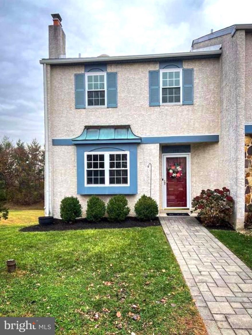 Now available in Copper Mill Station is this lovingly cared for End Unit townhome! This move-in ready property offers an exceptional opportunity for entry-level buyers looking to embark on their journey to homeownership. Nestled in the desirable King of Prussia community, this property combines comfort, style, and convenience. Enter into the open floor plan with an inviting fireplace for those chilly nights! Living room flows into the dining room which is perfect for all the holiday entertaining coming up! Large kitchen has beautiful white cabinetry, lots of counter space, new stainless-steel appliances, and a large freestanding cart providing extra storage. Kitchen has new sliding glass doors that exit out to a huge deck. Upstairs are 2 generous size bedrooms and a full bath with adjoining vanity and storage closet. Newly refinished basement has an exit to private lower deck and backyard and can be used as an office, living/entertainment room, or an additional living space! Plus, basement laundry area and detached outdoor shed provide additional storage space! This home offers plenty of newer perks - Flooring 2024, HVAC 2022, Deck 2024, Roof 2020, Water Heater 2023, Bathroom 2024, Stove and Dishwasher 2024, and Windows 2021. schedule your showing today.