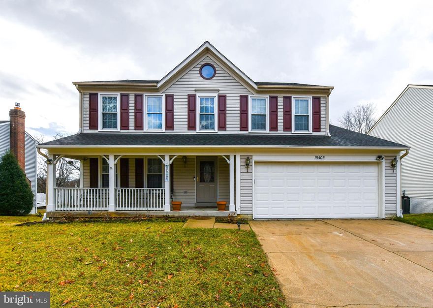 This charming colonial home in Collington Station offers a perfect blend of comfort and style. With 4 spacious bedrooms, 3.5 bathrooms and a formal dining room, it's designed for both relaxation and entertaining. This home features a tailored exterior with a charming front porch and a brand new expansive wrap around backyard deck. The interior features an open floor plan with high ceilings, crown molding, hardwood floors, generous room sizes and a grand two-story foyer. The heart of the home features a bright family room that flows seamlessly into the kitchen, complete with an inviting island, a pantry and ample space for a table or breakfast nook. Natural light pours in through skylights, creating a warm and welcoming atmosphere. The laundry room is located on the upper living level for the utmost convenience. The owner's room features an ensuite bath with a double sink, a walk-in closet, a separate stand-up shower and a jetted tub. The fully finished basement provides 2 additional bonus rooms/living spaces, ideal for a home theater, a gym and/or a play area. Cozy up by the fireplace on chilly evenings or step outside to enjoy the community pool during warmer months. The attached front-entry 2 car garage adds convenience, while the generous lot size offers plenty of outdoor space for activities or gardening. Experience the comfort of this well-maintained home, where every detail has been thoughtfully considered to create a true sense of belonging. Don't miss the opportunity to make this your own!