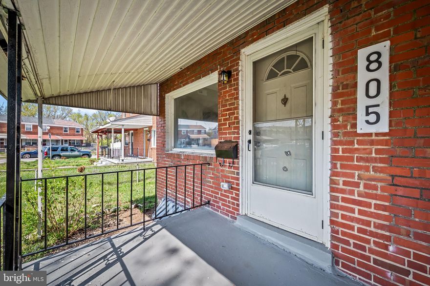 Welcome to 805 Mildred Ave, an impeccably renovated three-bedroom, two-bathroom townhome situated in the heart of Dundalk. This move-in ready residence features a spacious, open layout complemented by modern upgrades throughout. The kitchen showcases contemporary finishes, enhanced by new flooring, fresh paint, and recently installed fixtures across the entire property. Both bathrooms have been thoughtfully renovated with elegant tile work and modern appointments, achieving a refined and updated atmosphere. Upstairs, three comfortable bedrooms and a full bathroom provide ample space for daily living. The finished lower level offers an additional full bathroom and versatile living area, ideal for use as a recreation room, home office, or guest suite. Additional amenities include rear off-street parking and a private backyard, adding convenience and outdoor living space. The property is centrally located close to shopping, dining, parks, and major commuter routes such as I-695 and I-95, ensuring easy access to all that Dundalk has to offer.