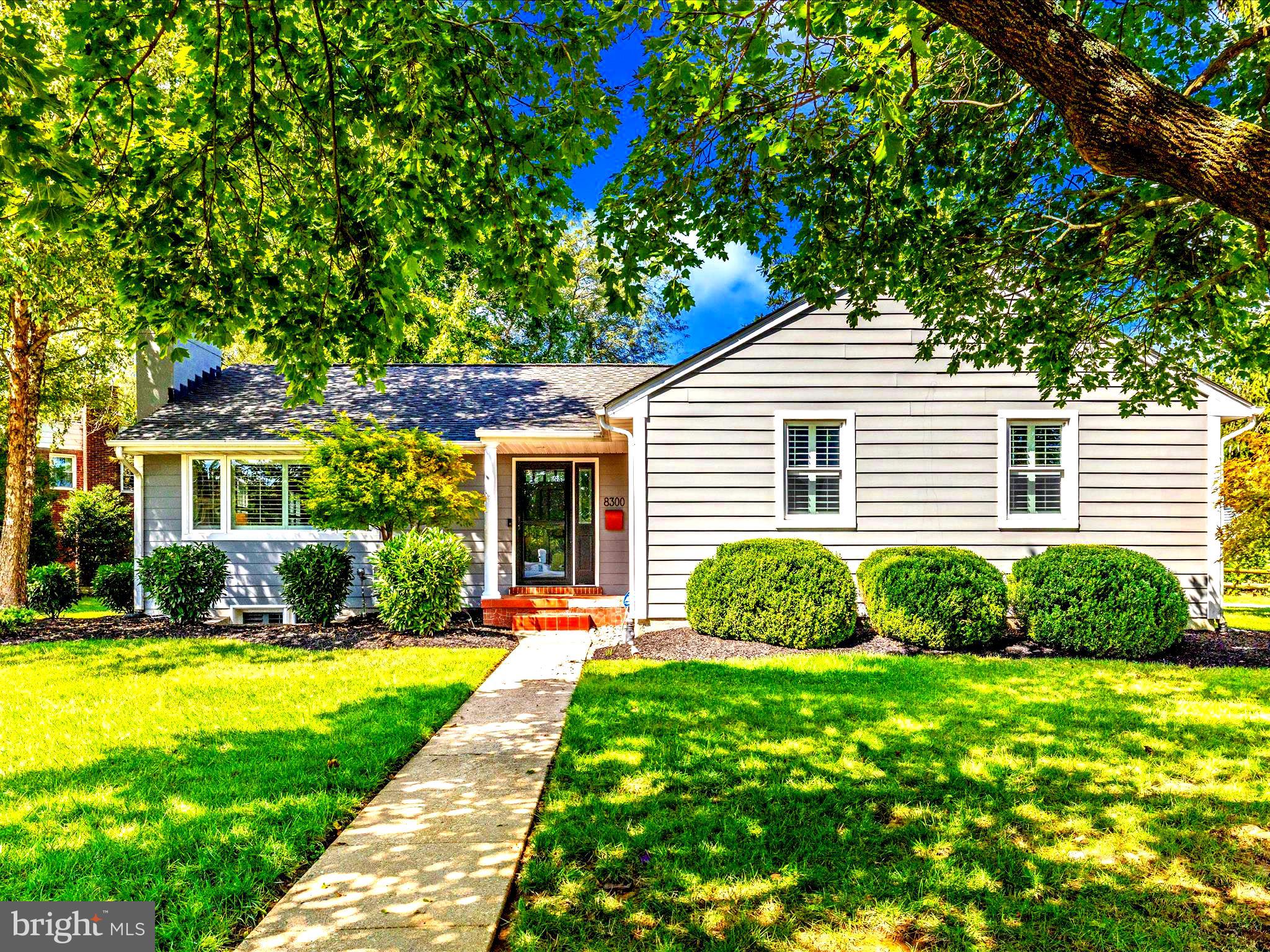Main level living and gorgeously situated on a large corner lot with large mature trees in the most desirable school district of Riderwood. This lot is thought to be the largest in the neighbor boasting 3000 more square feet than the next. The front yard is peaceful and captivating while the back yard is quiet and serene. Custom landscaping and a patio top off the privacy for enjoyable evenings grilling with neighbors. This lovely family home is mere steps from the Valley Country Club offering tennis, swimming, playing and more. Activity is vibrant and friendly in this lovely established neighborhood. Neighbors enjoy walking, visiting and the local parks. The corner lot features huge old Towson trees providing shade and the simple sound of swaying in the breeze. The 4 bedroom home is perfectly positioned on the corner lot to appreciate all the parcel offers. Inside you are welcomed into a large sitting area and great family room open to the dining room and sleek designer kitchen. The main level bedrooms are on their own hall privately positioned from the family space even with a glass paned door to partition the resting areas. With new HVAC, hardie board siding and 2" wood plantation shutters throughout, we proudly present this loving and joyful family home. Come tour this fully renovated and meticulously maintained from top to bottom home!! Please be advised that ADT is active and cameras are in place.