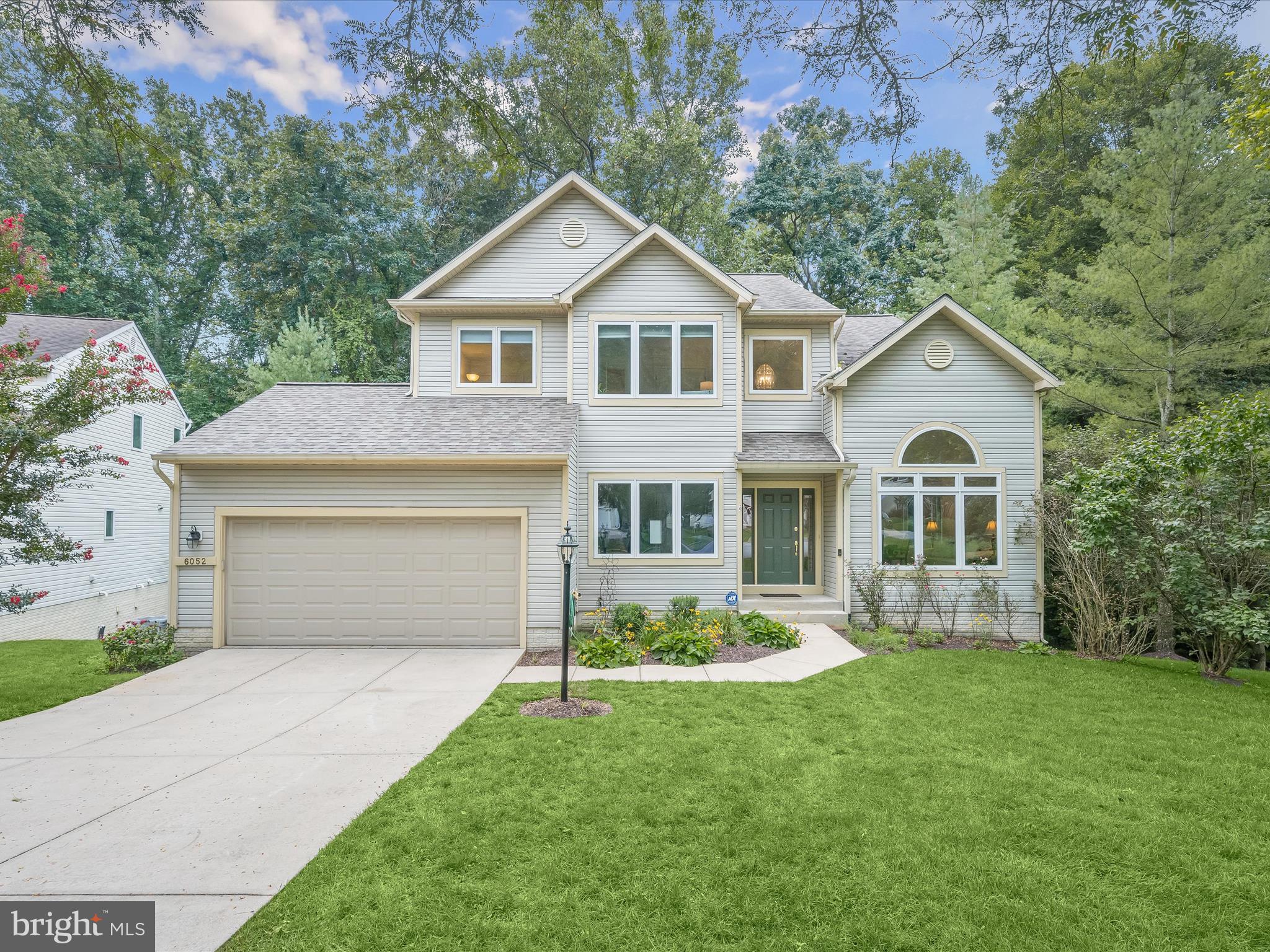 Welcome to this stunning updated River Hill Home on Private Cul-de-Sac Lot. Nestled in the sought-after River Hill community of Clarksville, this beautiful home sits at the end of Ascending Moon Path. Backing up to wooded open space it offers tranquility in spacious screened porch (12x14) with paddle fan and large deck (12 x 24) with stairs. Granada 3 (Allan Homes Model) includes 1st floor Dining Room Bay, Breakfast Bay, corner kitchen sink, plus a 2nd floor laundry chute in the hall bathroom. Owners in 2013 remodeled kitchen cabinets, appliances, and granite countertops. It has an open view of the cozy family room, complete with a gas fireplace. Cathedral ceilings in both the Living Room and Primary Bedroom. Custom 9 ft first floor ceiling and 9 ft lower-level ceiling. Sellers have replaced the living room, dining room and 1st floor study wood floors. Plus, Sellers replaced the carpeting on the main stairs, family room and all the 2nd floor bedrooms. Sellers had the home repainted ready for the new owners. The fully finished lower level offers flexibility and versatility with a private entrance to the backyard, a kitchenette, spacious living area, plus den/office, and full bath. The large living area has a movie area with a gas fireplace and a large space for the pool table. This home offers the perfect blend of comfort, space, and convenience in a premier location. Plus, KIDS ARE WALKERS TO River Hill High School. Bus to Clarksville Elementary and Clarksville Middle School. Don’t miss this rare opportunity—schedule your private tour today! **** NO OFFER DEADLINE ASAP****