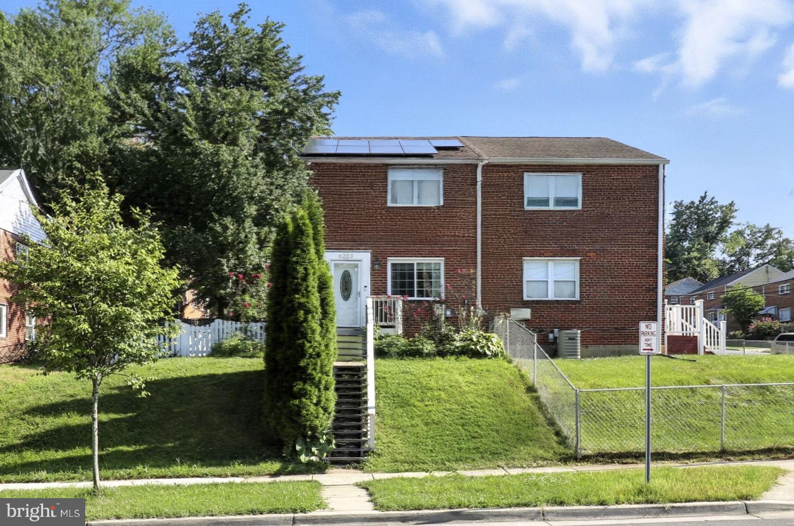 Welcome to a 3-level semi-detached home in Riverdale. The home features hardwood floors throughout the main and top floors, tile flooring in the kitchen. Upper level features a spacious primary bedroom + 2 guest rooms and a full bath, stairs to attic with storage area that can be used as an office or play area. Kitchen features granite counters and stainless-steel appliances. Enjoy the large lot with a fully fenced back yard and large shade. AC 2021. Conveniently located close to 495, Baltimore Washington Parkway, restaurants, and parks, the new Purple Line Metro and the F4; R12 and T14 bus lines are all within a short distance from home. Close to Univ. of Maryland and easy access to Washington DC and Baltimore via the BW Parkway.