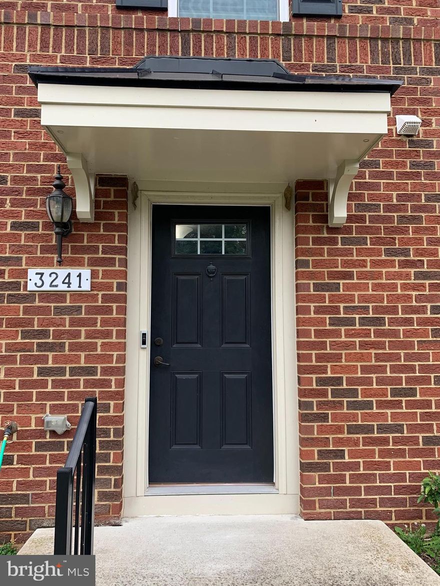 Welcome to this luxurious and spacious end unit townhome. So beautiful, looks like a model home. This
house is in mint condition and well maintained. Enjoy tons of great features. The upper level is open
and bright with hardwood floor and high ceilings. Gourmet kitchen with a breakfast bar, granite
countertops with great counter space, stainless steel appliances, and extra large custom pantry.
Spacious and bright dining area, adjacent to the kitchen with walk-out to the beautiful composite
deck. Living room is charming, acute reading area . The upper level features a spoiling master suite
with luxurious master bath and a large custom walk-in closet. Charming large hall bath and two
additional bedrooms with great natural light, wall-to-wall carpeting and wall closets. The laundry
room is conveniently located on the bedrooms level. The lower level is a walk-out level with full day
light, full large windows and access to both the front entrance and the two car garage. The lower
level features a half bath, large recreation room or workout room, coat closet and utility closet. As
a newer home this house was built with up to code high efficiency systems and high level of
insulation which is great for lower utility bills. The house is located in sought-after Ellicott Crossing
Part 1, in Ellicott City, near the historic downtown area, which has a charming atmosphere,
boutiques, historic sites, cafes, restaurants and antique shops. Ellicott City has top-rated Howard
County schools. Easy access to major commuter routes, I70 and route 29and route 40, near
recreational parks and campgrounds, a few minutes away from shopping and restaurants. This house is futured with a small veggie patch for home grown vegetables. The garage has a storage panel for store of extra stuff. HOUSE IS AVAILABLE IMMEDIATELY!!