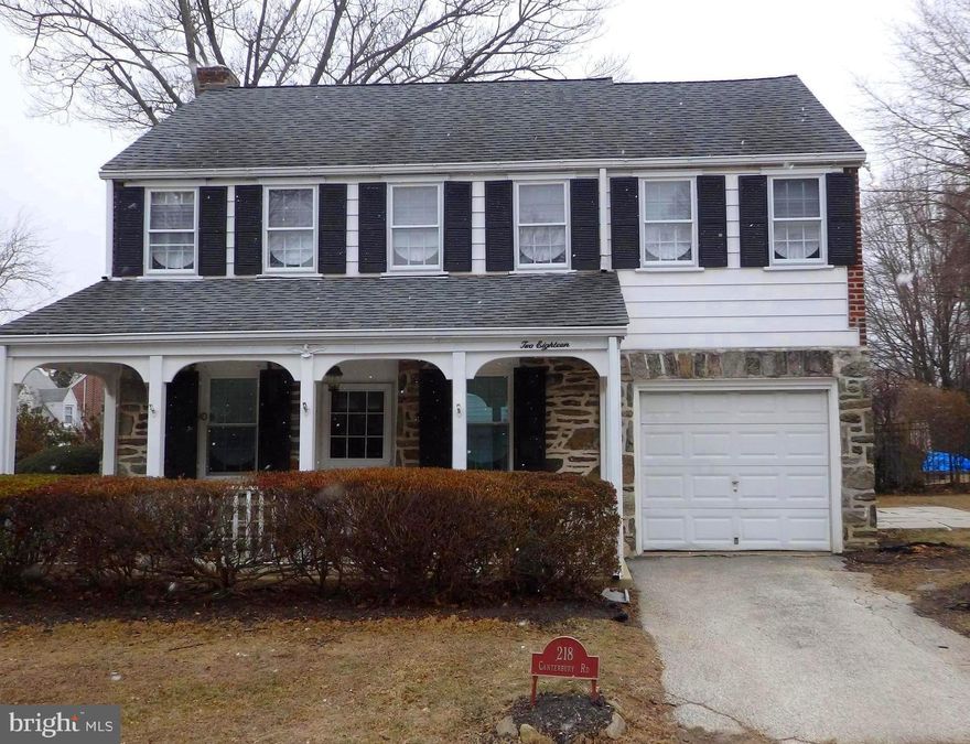 Welcome to this charming stone colonial home, nestled in the desirable Chatham Village neighborhood of Haverford Township. This 3-bedroom, 1-bathroom residence is now available for rent.  A covered front porch and attached 1-car garage welcome you into the home. The first floor features a spacious living room adorned with built-ins and hardwood floors, bathed in natural light. The dining room, also boasting hardwood floors, showcases a beautiful bay window. The kitchen offers a cozy breakfast nook and convenient access to the backyard.  Upstairs, you'll find the primary bedroom with two closets, two additional bedrooms, and a full hall bathroom.  The home's location is ideal, with close proximity to public transportation and the Norristown high-speed rail line, ensuring an easy commute to Philadelphia and the airport. Additionally, the Grange Estate and Park (with playing fields, a playground, basketball and pickleball courts), Chatham Park Elementary School, and Brookline's shops and restaurants are just moments away.
This home is available for a one-year lease.