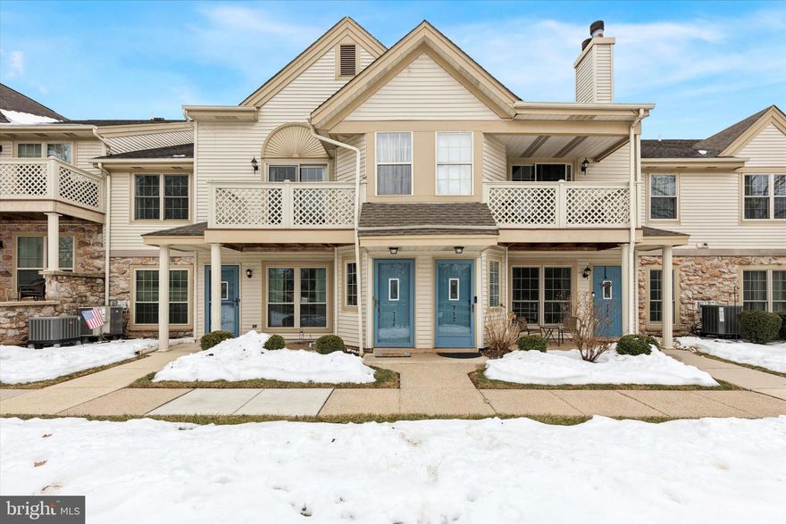 Welcome to 714 Foxmeadow in the highly sought-after Montgomery Brook community, located in the award-winning Spring-Ford School District! This beautifully maintained townhome offers an open and expansive floor plan designed for easy living and effortless entertaining. The sun-filled Living Room features sliding glass doors leading to a private deck — the perfect spot for morning coffee or winding down at the end of the day — and flows seamlessly into the kitchen, creating a bright, airy atmosphere throughout.
The kitchen showcases updated appliances and countertops, providing plenty of room to cook, gather, and entertain. Just off the kitchen, you’ll find a conveniently tucked-away laundry area complete with stackable front-end loaders.The Primary Bedroom is generously sized with large windows, a walk-in closet, and direct access to the full bath. Upstairs, a versatile loft space offers endless possibilities — ideal for a home office, guest bedroom, workout area, or reading retreat. Situated in a more secluded section of the community, this home enjoys peaceful views of open space. Montgomery Brook residents also enjoy fantastic amenities including a community pool, tennis courts, and pickleball courts. Experience truly maintenance-free living  with new HVAC system installed August 2025.  and Hot Water Heater installed 2021. Your monthly condo fee includes water, sewer, and trash, allowing you to focus on enjoying your home. Conveniently located near major shopping centers, dining, and with easy access to Route 422, this location blends comfort, convenience, and lifestyle. Schedule your private showing today — this fabulous home won’t last long!