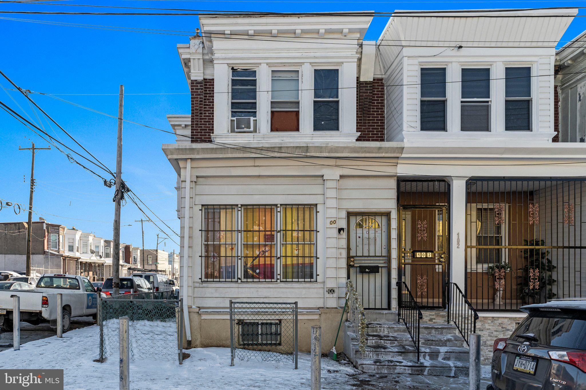 Affordable solid brick end of row home in a good location in Philadelphia, Pa. This home has been lovingly taken care of but now is time for someone else to make it their home or their investment property. Very close to major arteries, shopping, has 3 bedrooms, 2 bathrooms. There is an enclosed front porch that offers additional space. The home is occupied by a tenant and some advance notice is required for showings. Check this home out, it would make a wonderful affordable first home or a great investment property.