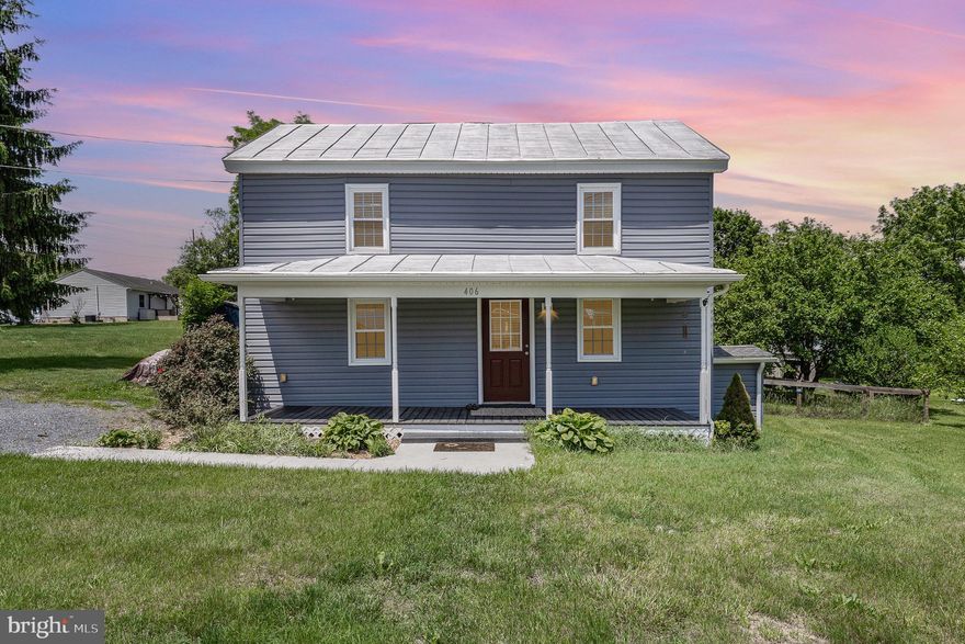This adorable cozy farmhouse has been thoughtfully updated and site on a spacious lot with picturesque mountain view. Plenty of room outside for gardening. This charmer is located on a quiet dead-end street and features a fresh exterior, updated kitchen with stainless steel appliances and Hickory cabinets. Interior touches like exposed ceiling beams, this home offers both comfort and character. This home offerings 1 level living at its best. Window, HVAC, hot water heater, and plumbing only 5 yrs old. Come and enjoy peaceful mornings on the front porch and plenty of room to roam in the large backyard. A perfect blend of modern convenience and country charm.