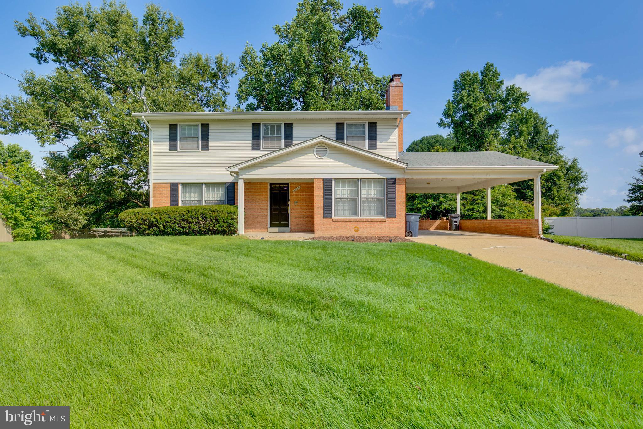 Welcome to Your Dream Home! This beautifully maintained and move-in-ready colonial offers 4 bedrooms, 3.5 bathrooms, and generous living space across three finished levels—all nestled in the well-established Melwood Hills Community.
From the moment you step inside, you'll be welcomed by a warm and inviting living room with gleaming hardwood floors that flow throughout the entire home. The formal dining room is ideal for hosting gatherings, while the spacious kitchen features ample counter space and a stainless steel refrigerator and dishwasher—perfect for preparing meals with ease. Adjacent to the kitchen, a cozy family room with a wood burning fireplace invites you to unwind on chilly evenings. A convenient laundry room and half bath complete the main level.
Upstairs, you’ll find four generously sized bedrooms, including a spacious primary suite with a walk-in closet and private en-suite bath. An additional full bathroom makes busy mornings a breeze.
The fully finished walkout basement expands your living space with a large recreation room, a bonus room that can serve as a fifth bedroom, with walk-in closet or home office, and another full bathroom—ideal for guests or multi-generational living. You will also find a gas cooking stove and bonus space for a 2nd kitchen. Step outside to a large backyard perfect for entertaining pets, or just relaxing on the patio. A covered carport provides protection from the elements year-round.
Conveniently located near major commuter routes, public transportation, metro stations, Joint Base Andrews, and downtown DC—this home truly has it all. Within 3 miles of up and coming Westphalia Town Center