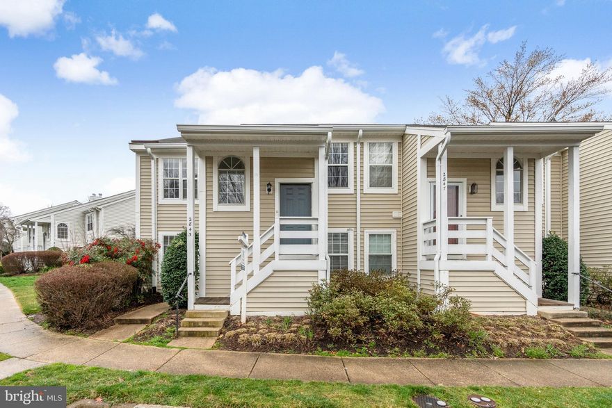 Located in the sought-after LAKEFORD community, this two bedroom one bath top floor unit is move-in ready.  The open concept living room with lofted ceiling and spacious bedrooms are separated by the large bathroom which includes full size washer and dryer.  Enjoy brand new carpet, new paint and large deck with an outside storage unit off the deck. Reasonable monthly condo and HOA fee which is paid quarterly includes pool etc. Snow, trash, removal, ample parking spots, and visitor parking.  Ideal for commuters, this residence is a gateway to great transportation options. Including a 5 Min Walk to Bus 2A - to Dunn Loring Metro, this home is close to everything!