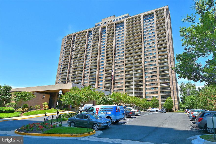 This spectacular two bedroom condo in Skyline Square is all anyone could want. Located in the south building, it has a gorgeous view of the pool. The seller has meticulously updated the unit to  include being professionally painted throughout, new flooring and carpeting, stainless appliances and granite counters in the kitchen and updates to both baths. If you have never been to Skyline Square, it features 24-hour front desk service, exercise room, an outdoor pool, library, bike storage, party room, game room and more. Its centralized location makes for an easy commute to DC, the Pentagon and more. Public transportation and shopping is easily accessed. Stop by and fall in love with your new home.