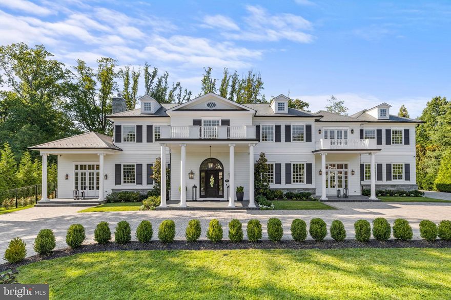 Experience the epitome of luxury at 9819 Newhall Road, a masterfully crafted Hamptons inspired custom home built in 2017. Set on a sprawling 1.08-acre lot near Potomac Village, this residence seamlessly merges modern design with timeless elegance. Boasting over 13,000 square feet, this exquisite property offers an elevator, heated pool, sport court, heated covered terrace with outdoor kitchen, catering kitchen, heated driveway and an array of exceptional features that immediately capture your attention. And just imagine, all of this is walkable to Potomac Village. 
Enter the grand, sun filled foyer with marble floors, 24-foot ceilings, meticulously crafted oversized millwork, and dramatic curved staircase, setting a tone of grandeur. The embassy sized dining room features a striking chandelier, marble floors, tray ceiling and cove lighting. The same level of luxury is extended to the living room with its gas fireplace and contemporary coffered ceiling. 
A fluid open layout with 14-foot ceilings and arched entryways seamlessly connect expansive living areas. The gourmet kitchen, a culinary masterpiece open to the family room,  showcases a breakfast area surrounded by windows, dual oversized islands, top of the line Wolf and SubZero appliances, white marble countertops and wide plank hardwood floors. Adjacent to the kitchen sits a separate catering kitchen and access to a serene heated covered terrace with wood burning fireplace and outdoor kitchen, offering an ideal space for relaxation and gatherings. 
Working from home is a pleasure in the study with private conference room, separate entrance and private patio offering a serene escape. A dedicated children’s playroom adds a playful touch to the informal area of the main level. 
The upper level reveals 5 bedroom suites, a lounge, and convenient laundry center. The Owner's suite is a true retreat featuring a private terrace overlooking the pool, two expansive walk-in dressing rooms, and lavish bath with heated marble floors, steam shower, and Victoria & Albert soaking tub. 
The lower level provides abundant entertainment options including a full wet bar, sprawling recreation room with billiard and ping pong areas, fitness center, private card room with ventilation, a 6th bedroom suite, and ample storage. 
The fully fenced backyard is a paradise featuring a spectacular pool area, sport court, and vast lawn. Additional luxuries include a cutting-edge Control4 home automation system, full-service elevator, 3-car garage, and heated driveway, catering to every aspect of refined living.  
An exceptional opportunity for the discerning buyer seeking the pinnacle of elegance. ***Proof of ability to purchase is required prior to all showings.***