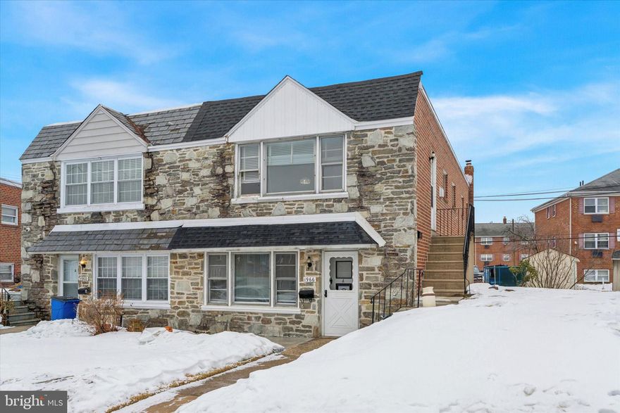 This newly listed duplex offers a lot of potential. It is located in a quiet neighborhood with a lot of accessibility. This house is constructed of brick, is highly durable, has low exterior maintenance, and has ideal insulation. It is being sold by the family of the original owners. The first floor offers 2 bedrooms, a spacious living room, an eat-in kitchen, and a full bath.  The second floor offers 3 bedrooms, larger square footage for the living room, a dining room, and a full bath. The master bedroom has been recently painted.  Both units have a private front entrance and a shared rear entrance. There is a shared laundry room with washer and dryer in place. There is street parking as well as private driveway parking.   This property can be purchased with the intention of renting both floors as an investment property. You can live on one floor and rent the other floor. Lastly, you can live on one floor and move your parents or in-laws onto the other floor.  The property has a charming patio, opportunity for a flower garden on the front of the house and a vegetable garden on the side of the house.  There is also shed for storage. Bring your vision to update this property.

This duplex is walking distance to Roosevelt Boulevard where you can catch the Boulevard Direct SEPTA line of transportation. It is walking distance to Lidl Grocery Store and Grocery Outlet. It is walking distance to Marshalls, Sketchers, Ulta, Hair Cuttery, and a Dollar Store. You are a 10 minute drive to Philly Skate Plex, Bluegrass Billiards, and TopGolf. You are located close to Pennypack Park, Lorimer Park, Neshaminy State Park, Silver Lake Nature Center, and Churchville Nature Center if you enjoy hiking and bird watching. You have ideal accessibility to Jefferson Torresdale Hospital, Holy Redeemer Hospital, Nazareth Hospital and Fox Chase Cancer Center.  There are no shortages of places to dine. You can walk to Tiffany’s Diner, Olive Garden, Applebees, and Red Lobster. You are a 20 minute drive to Parx Casino, a 25 minute drive to Willow Grove Mall.  Just a short drive to the Academy entrance to I95, making it easy to access center city for additional dining and entertainment, and working commutes.