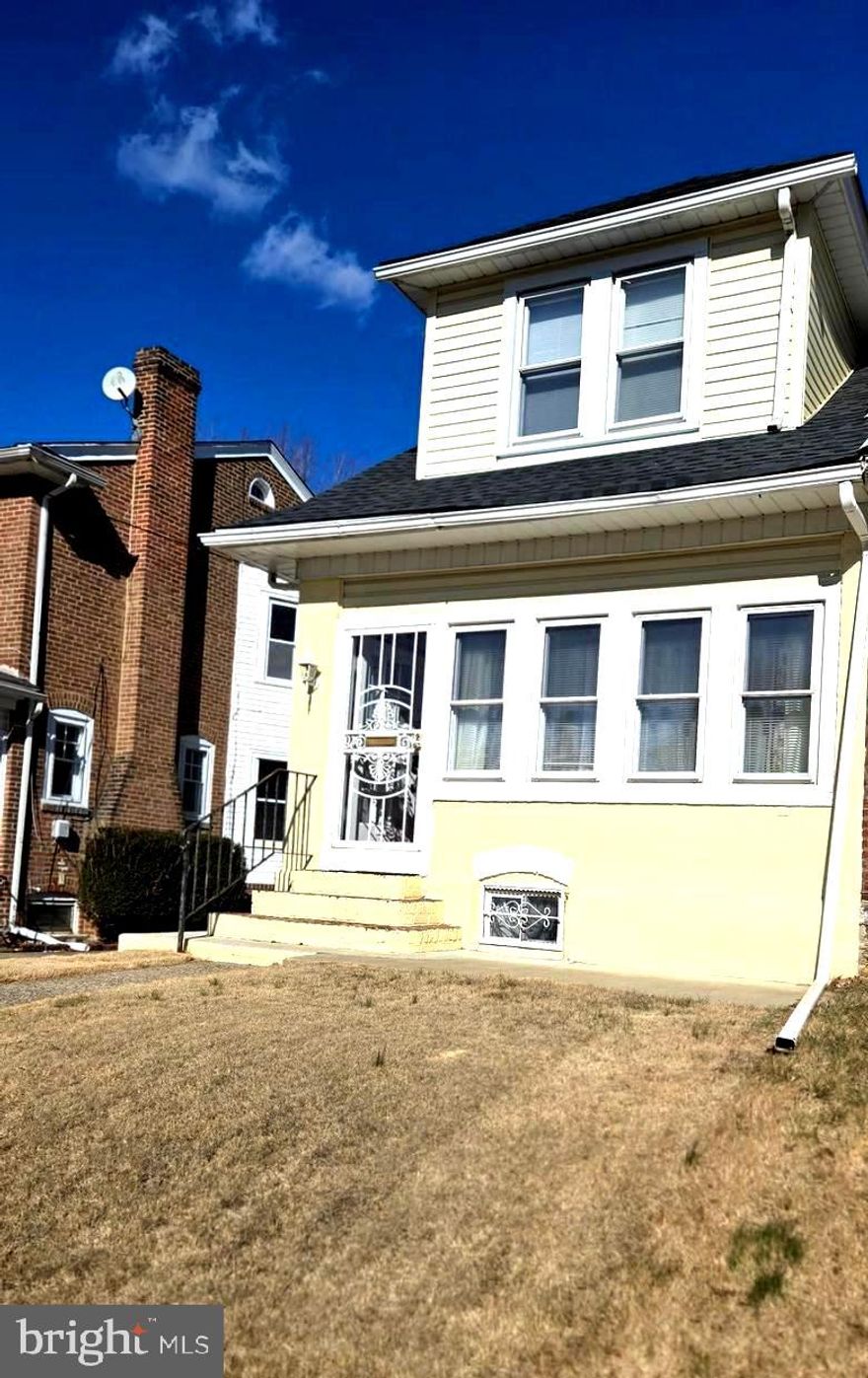 Are you looking to move into your new home without having to do anything but unpack? Well, welcome to 
4325 Disston Street.  This property is freshly painted, clean, spacious and updated.

This a beautiful semi detached house that has plenty of natural light and openness. Recently finished hard wood floors throughout.
Three large bedrooms with large closet space.  Two full bathrooms and powder room that are nicely tiled.

Upon entering, the sunroom gives a warm welcome with lots of natural light. The livingroom is a large room with a decor
fireplace and a crystal chandelier.  The dining room is formal and can be used for family gatherings. 
The updated kitchen has lots of cabinets and counter space with stainless steel appliances. The kitchen door exits to the rear
patio/yard and a one car detached garage or workshop. 

The lower lever basement is completely finished with a custom bathroom that contains a walk-in
shower.  Some of the other features of the basement is a laundry room, large bedroom, crafted look kitchenette that completes
this living space.  The basement has an egress with a separate door entrance.

This is a classic large semi-detached with a detached garage. Another bonus is off street parking, affordable gas heat
and partially central airconditioning. Conveniently located and minutes to I-95.