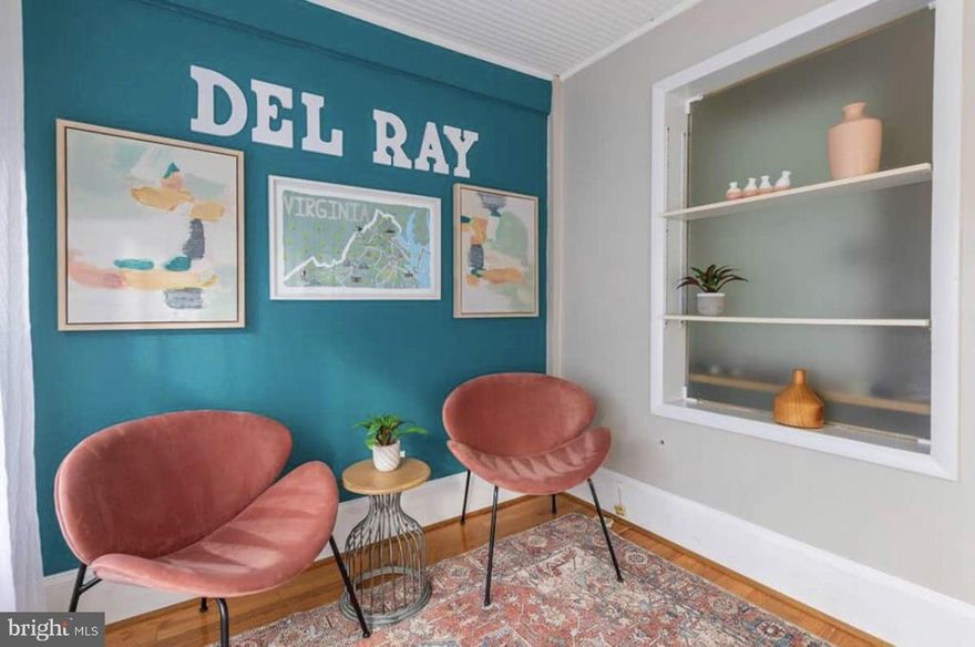 Great opportunity to rent a first floor unit in a duplex in Del Ray.  Flexible lease terms from 6 months to 18 months.  Can be rented furnished or unfurnished.  Furnished with utilities included. Available immediately.