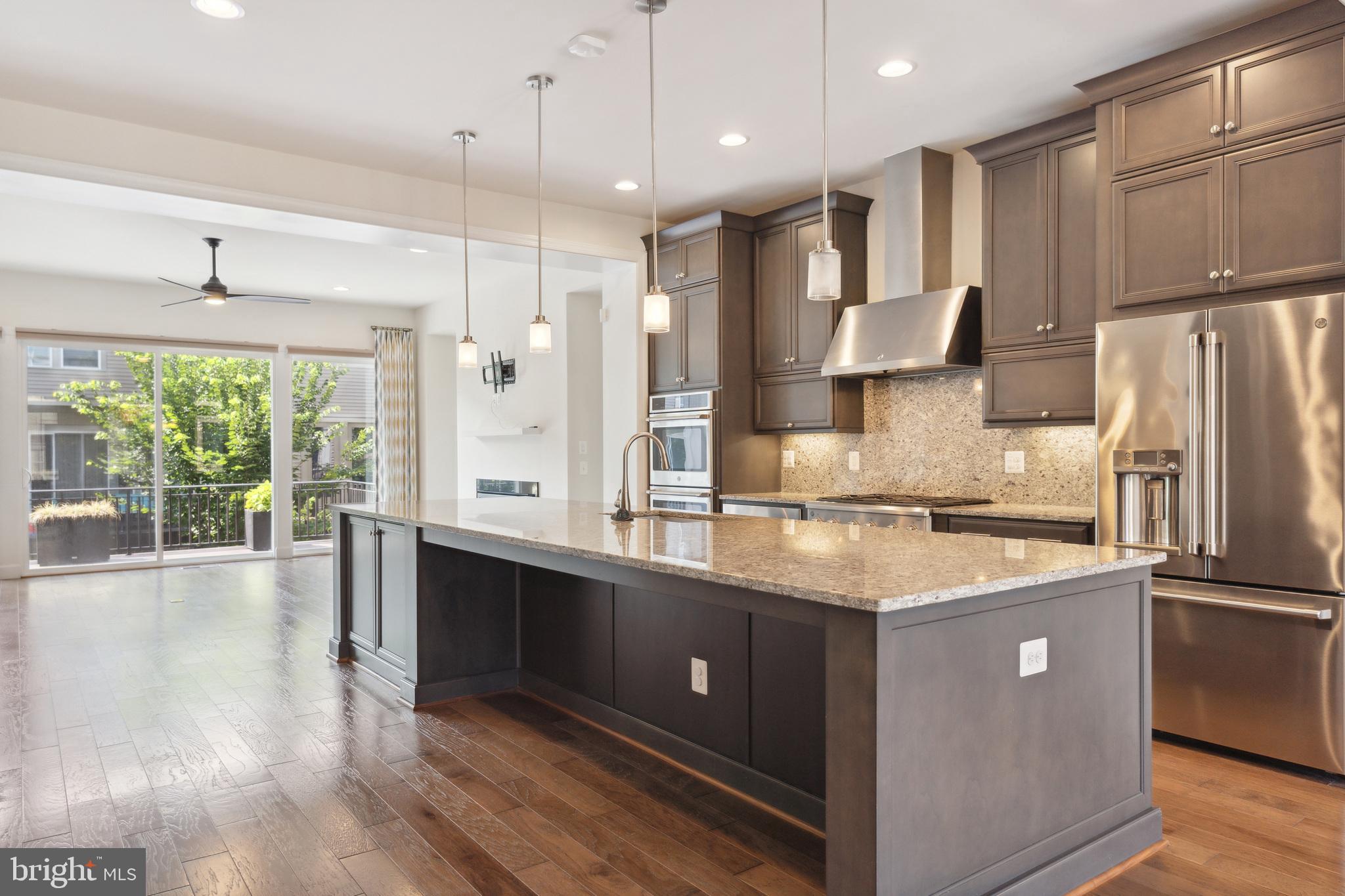 Welcome to luxury living in this brand-new, state-of-the-art townhome! With top-of-the-line finishes and smart home technology, this spacious 3-bedroom model is the ultimate in comfort and style.
You'll enjoy all the latest designer options. Take in the nice outdoor space with the balcony. The designer kitchen is equipped with quartz counters, stainless steel appliances, a double wall oven, gas burners, a wine fridge, and a large island perfect for entertaining. The living room has gorgeous, custom, built-in bookcase, a sleek fireplace, and a spacious and inviting deck!
Retreat to the spacious primary bedroom with its luxurious en-suite bathroom and expansive walk-in closet. The two-car garage features additional driveway spaces for 2-cars. Additional driveway spaces: In addition to the two-car garage, this townhome also features extra driveway spaces for two cars. Perfect for households with multiple vehicles or guests. Plus, with access to amazing community amenities and top-rated Loudoun County schools, you'll have everything you need right at your doorstep.
Brambleton Town Center: Just a short walk away, the Brambleton Town Center is a vibrant hub of shopping, entertainment, and dining options. Enjoy the convenience of having everything you need right at your doorstep. HOA includes basic cable and internet.
With all these amazing community features, this luxury townhome truly has it all. Don't miss your chance to make it your dream home!
No smoking! Dogs and Cats are allowed! Max 2 pets: 2 small dogs < 25lbs or (1) 50 lbs dog.