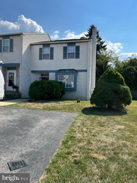 Newly renovated end unit townhome at Copper Mill Station! Walking distance to Norristown high speed line and minutes from major highways and shopping. Unit is newly painted with hardwood floors throughout. Enter into the spacious living space with powder room on first floor then proceed up to the second floor with 3 bedrooms and a newly renovated full bathroom. Washer dryer in basement with more storage space. Backyard has brick pavers and a huge side lot as well as two car parking. Available 6/15/25