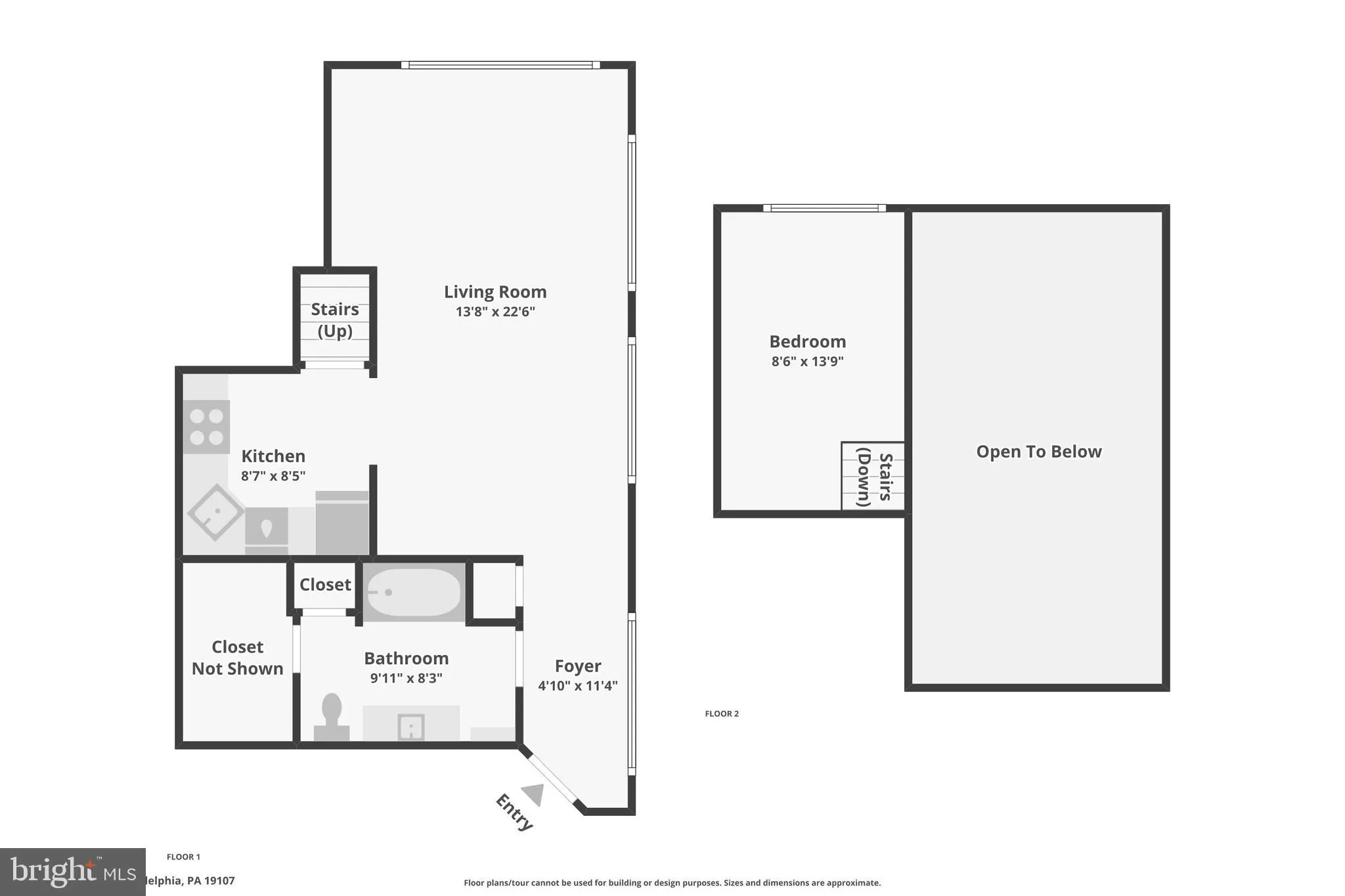 Philadelphia, Pennsylvania 19107, United States, 1 Bedroom Bedrooms, ,1 BathroomBathrooms,Residential,Active,224022