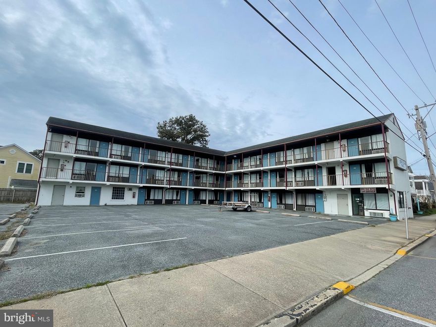 22 Space Parking Lot adjacent to High Seas Motel & Bellmoor Hotel, Rehoboth offered for $2.2M.  Can be purchased w/the High Seas Motel offered for $4.2M.  Zoned Commercial C-3
5 ft Commercial Rear Setback 
15ft Residential Rear Setback
