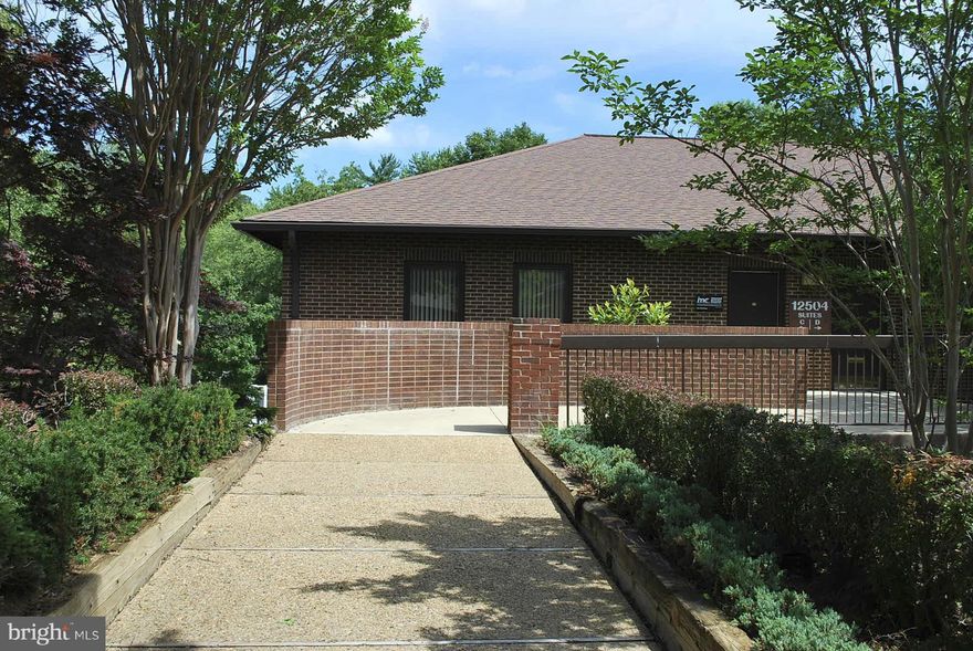 Rent this office space in a well-established, professional complex. Lobby with brick floor. 4 separate offices. Hall bathroom. One office includes bathroom and sink in office area. Utilities are not included. These offices can be rented individually. Please see MLS# PW 8676992, PW8676994, PW8676995 for individual office rentals.