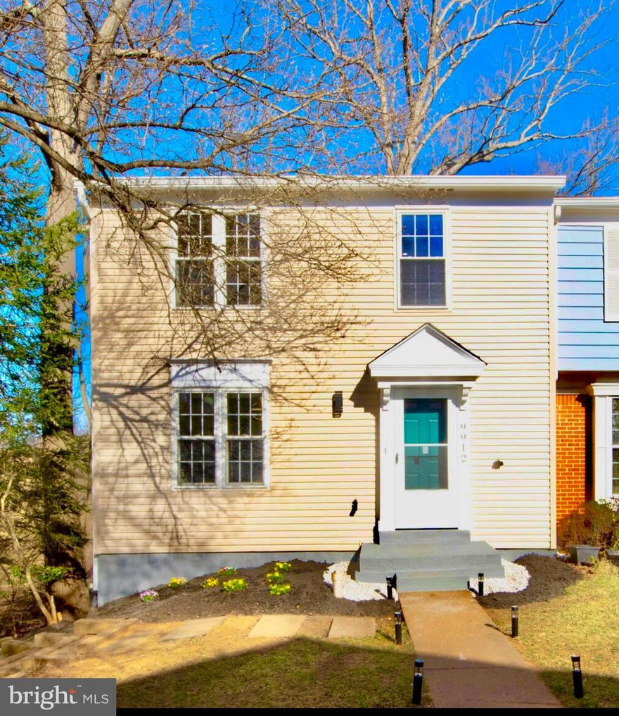 Nestled in the heart of Burke Centre, this fully renovated end-unit townhome offers an exceptional blend of modern upgrades and serene living. Completely transformed from top to bottom, the home features a brand-new HVAC system, roof, siding, water heater, wood floors, bathrooms, kitchen, and storm door, ensuring a move-in-ready experience.

 The main level boasts an open and inviting layout, with a beautifully updated kitchen that includes a breakfast nook and a separate dining area that opens to a spacious deck overlooking a stunning wooded view. Upstairs, 3  generously sized bedrooms are complemented by 2  fully renovated bathrooms, while a half bath on the main level adds convenience. 
The fully finished walkout lower level functions as a separate suite with its own entrance, a full bath, and a closet, making it ideal for guests, an in-law suite, a home office, or additional living space. The private patio offers a peaceful retreat and includes a hot tub, which is being sold as-is. 

As one of the largest townhomes in the neighborhood, this home provides both space and comfort, along with two assigned parking spaces. Situated within moments of Royal Lake Park, residents will enjoy easy access to scenic trails and outdoor amenities, while nearby shopping, dining, and major commuter routes make daily life effortless. This is a rare opportunity to own a meticulously upgraded home in a prime location. Agent is related to the owner.