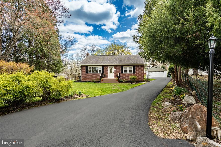 Charming, lovingly maintained 3 bedroom brick rancher in the village of Glenmoore, with main level Primary Bedroom, Second Bedroom and Full Bath. Enjoy a little piece of Chester County serenity as you unwind on the newly built back deck, sipping your morning cup of coffee or afternoon tea on this level .88 acre lot with a beautiful view of neighboring Pond. Hardwood floors throughout the main level. Living Room, Dining Area and Kitchen complete the main level. Partially finished lower level with Recreational Area, 3rd Bedroom and 2nd Full Bath. Detached 2-car Garage, Two Sheds and hookup for full home generator backup. Don’t miss this lovely home in the acclaimed Downingtown Area School District and top rated STEM Academy. Just minutes from Marsh Creek Lake & State Park recreational area. Blueprints Available For Future Addition. Endless Possibilities For Expansion! Seller can settle quickly! Showings begin on Friday 4/11.