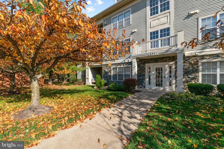 This spacious 2-bedroom, 2-bathroom condominium in the Stoneridge community offers an expansive 1,208 sq ft of living space within a secure-entry building. Newly upgraded with stylish LVP flooring and plush carpeting, this home exudes comfort and modern charm.

As you step through the foyer, bask in the natural light of the sun-filled living room, complete with a delightful ceiling fan, elegant crown moldings, and your own private balcony overlooking serene trees. Adjacent to the living area, discover a separate dining room illuminated by dual windows, seamlessly connected to the open kitchen—a culinary haven designed for convenience and functionality. The kitchen features a peninsula island, breakfast bar, stainless steel appliances including a gas range and dishwasher. 

The owner's suite offers a tranquil atmosphere with a trio of windows bathing the room in natural light, a spacious walk-in closet, and an en-suite bath for your privacy and comfort.

This perfect location puts you at the center of convenience, with proximity to shopping, dining, the Metro, parks, commuter routes, and more—all just moments away from the comfort of your new home.

Rent includes the condo fees and water.