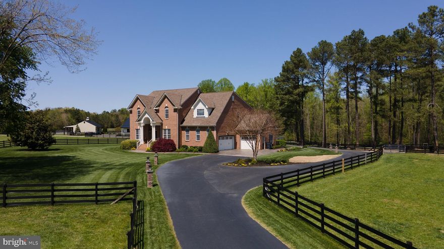 Exquisite estate in western Hanover, meticulously designed to meet the needs of the most discriminating homeowner or equestrian. The awe-inspiring chef's kitchen was renovated in 2020 and features Carrara quartz countertops, a 5x7 walnut island, The Gallery 3' sink system, Amish maple cabinetry, 36" subzero column refrigerator, 24" column freezer, Cove dishwasher, 36" 6-burner Wolf gas range, 36" Wolf range ventilation hood and the only Henny Penny FlexFusion Commercial Combi Oven with Best Hood in the US. Fantastic Primary suite with large walk-in closet with a cherry Closet Factory System and primary bath has heated tile floors, steam shower with Brizio rain shower head, free-standing Atlantis whirlpool tub with recirculating heater, heated towel racks, 2 floating vanities with Juarana Creama Bordeaux counters and maple cabinetry and wainscoting. Equestrian facilities feature Morton Barns, Nelson automatic horse waterers and feed bowls, Ramm Fencing, heated and cooled tack room, Storage Barn, Hay Barn, Run-in Shed, Manure holding and loading station, arena and so much more. No detail has been overlooked! Please see supplements for all of the features this estate has to offer.