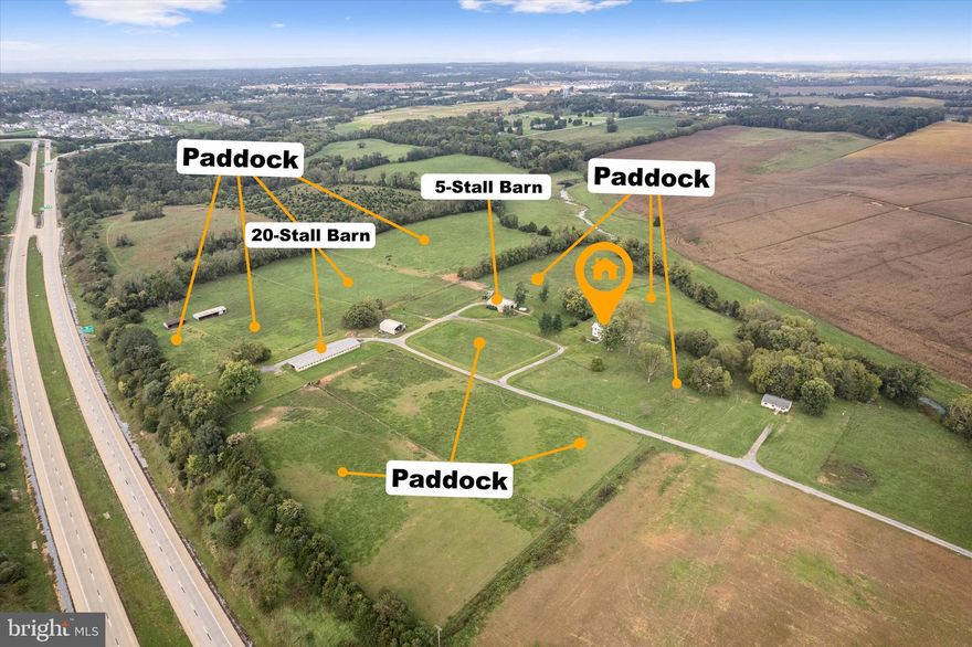 Location, Location, Location! Have you been looking for a place for the horses or other farm animals?  This non-restricted 36-acre farmstead offers endless opportunities within very close proximately to the Charles Town Racetrack, tractor supply, grocery stores and many other Jefferson County amenities.  The 3-bedroom 2.5 bath farmhouse is ready for your updating desires and has country views from every window.  The property offers two barns (totaling 25 stalls), 10 paddock areas, several run-ins and frost-free water hydrants This rare gem within 4 miles of Loudon County VA line will give the new owners easy access to Northern VA.  Just minutes from wineries and approx. 30 minutes to downtown Leesburg and 45 minutes to Dulles Current tenants in-place so please do not access property without confirmed appointment.