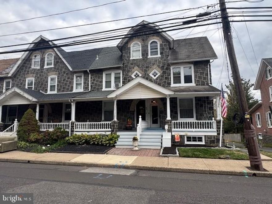 Charming end-of-row home in Sellersville featuring spacious rooms and an updated kitchen with energy-efficient appliances. This 3-bedroom, 1-bath home includes a walk-up attic providing ample storage or flexible office space. Enjoy a Trex deck overlooking a park, a quaint yard, and a 2-car garage. A perfect combination of comfort and functionality in a desirable location!