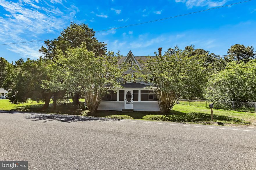 MULTIPLE OFFERS. BEST AND FINAL OFFERS DUE BY MONDAY, MAY 23, 2022 BY 8:00PM. Welcome to this quaint and tranquil homestead. Whether you're looking for a second home to escape the hustle and bustle, a primary home, or an investment to run a potential Air BnB, this property is "it". You'll enjoy this large lot with plenty of space to spread out & explore. This 2.24-acre lot features a wooded area in the back with trails, a 30' x 50' pole barn that has electric (brand new panel) with pull/drive thru doors on both ends for convenience, a garden, a shed (has electric), a detached screened porch (also has electric), and mature gorgeous trees such as a couple crepe myrtles and a LARGE mature Magnolia tree with big white blooms coming soon. Heading inside the home, there is ramp leading to the back door. Inside you'll find 3 bedrooms, all on the 2nd floor, and 1 full bathroom. There are amazing hardwood floors that are in great shape throughout the majority of the home (could be refinished to bring the life back out in them, but they are in good shape). Off of the front of the house is an enclosed front porch where you can sit back with your favorite drink to sip and bask in a gorgeous Eastern Shore sunset or enjoy your morning coffee while listening to the bird's chirp. In addition to enjoying what this property has to offer, the home is located within a short distance to small beaches, marinas & boat ramps, public docks, and parks to explore and enjoy as well.  It is approx. 10-15 minutes from Salisbury where you can find shopping. Boonie's restaurant is .4/mile away as well. If serenity is what you desire, you'll feel it here. 

Other notes about the property that are important: Septic was replaced Summer 2021, new water softener, newer vinyl windows throughout, new electric panel in house, electric run to pole barn and new panel installed, house roof has been redone in phases, no central HVAC but the sale will convey with 4 window A/C units, 3 space heaters, & there is a wall unit heater in the dining room that heats the home. There is Comcast Xfinity internet here!