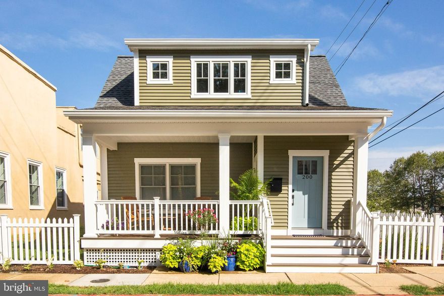 Welcome to 200 Severn Avenue, a beautifully designed 3-bedroom, 3.5-bathroom home in the heart of Eastport, just steps from downtown Annapolis. Built in 2020, this modern coastal retreat offers 2,300 square feet of impeccably finished living space, combining contemporary elegance with thoughtful functionality. Inside, the open-concept main level boasts gleaming hardwood floors, a gourmet kitchen with granite countertops, high-end stainless steel appliances, a gas range, and a large island perfect for entertaining. The spacious living and dining areas flow seamlessly to a private Trex deck, ideal for outdoor relaxation. First floor is rounded out by an en suite bedroom offering  the option for single - level living. Upstairs, the two additional en suite bedrooms offer comfort and privacy, while a versatile bonus space is perfect for a home office or reading nook. The home also features Lutron smart lighting, a WiFi-controlled HVAC system, and electronic locks for ultimate convenience. Situated in one of Eastport’s most desirable locations and offering 3 designated parking spots, this home is walkable to marinas, award-winning restaurants, shopping, Eastport Yacht Club and the Annapolis Yacht Club. Enjoy the vibrant waterfront lifestyle with easy access to boating, the Water Taxi, and year-round events like the famous Eastport vs. Annapolis Tug of War. This home is available for a long-term lease (2-3 years preferred).