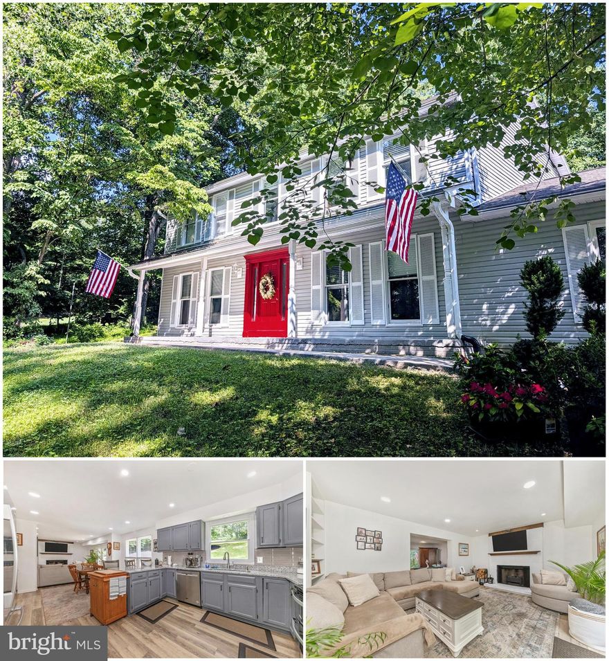 Stunning Renovated Colonial in Sought-After Urbana School District. Welcome to this beautifully updated colonial home, perfectly situated on a nearly 2-acre, beautifully landscaped lot in the highly desirable Urbana school district. Offering the perfect blend of rural serenity and suburban convenience, this home has undergone extensive renovations over the past four years, ensuring modern comfort and peace of mind for years to come. Major Upgrades Include: New roof & gutter guard system (2023),New HVAC system (2024),
New hot water heater (2024),New well pump (2022),New UV light water filter (2021), New 10x12 storage shed,Paved driveway & retaining wall (2025), Interior Highlights:  The main level features: Elegant luxury plank flooring, A fully renovated kitchen with stainless steel appliances, granite countertops, and an open layout perfect for entertaining. A cozy family room with a masonry fireplace, seamlessly connected to the large deck overlooking the fenced backyard. Upstairs, you'll find:  A spacious owner’s suite with luxurious en-suite bath featuring double sinks, a large dual-head shower, and a walk-in closet. An adjacent sitting room/nursery (optional 4th bedroom) ,A fully renovated hall bathroom, Convenient laundry area in the hall closet.
The full basement includes a rough-in for a future bathroom and plenty of space to finish or use for storage.
The oversized 2-car garage also offers ample storage options. Outdoor Living: Enjoy privacy, space, and natural beauty on this expansive, landscaped lot—perfect for gardening, entertaining, or simply relaxing. Located just minutes from I-270, this home provides quick access to Urbana amenities while being close to Sugar loaf  Mountain and the C&O Canal Towpath—a dream for hikers, bikers, and nature lovers alike.
Don’t miss this move-in-ready gem offering the best of modern updates, peaceful surroundings, and unbeatable location.