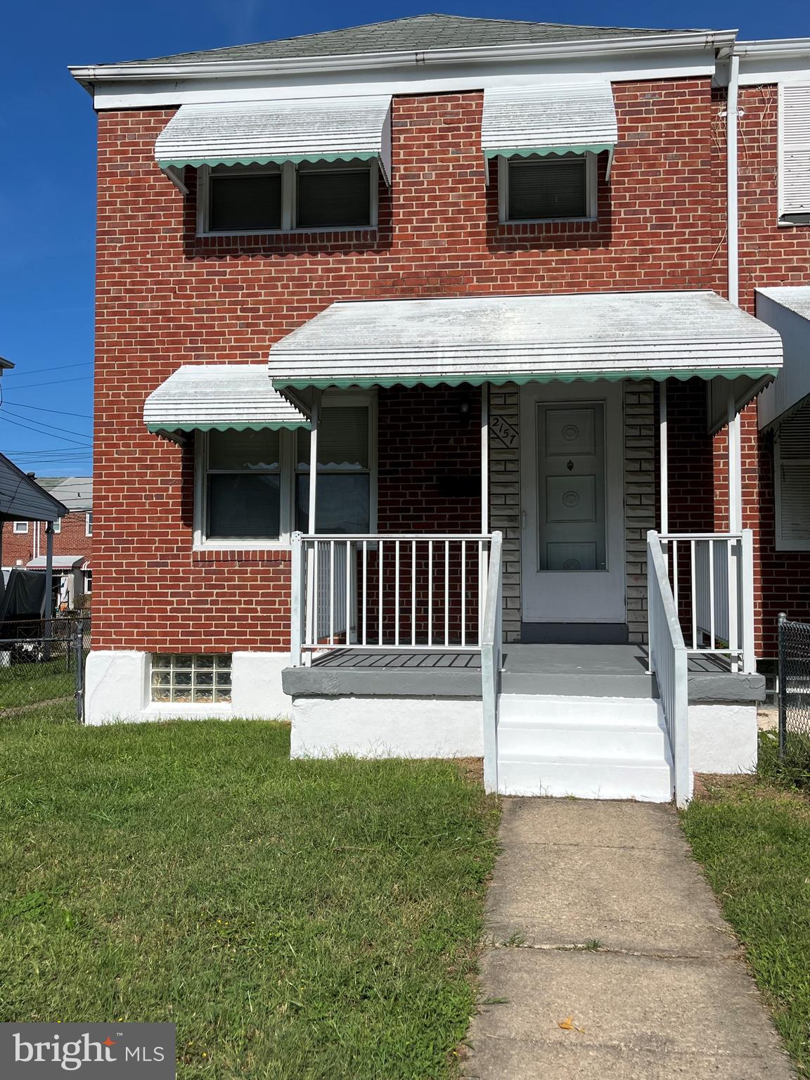 Great opportunity in Baltimore County! 3 BDR 1.5 bath EOG brick townhome with front porch and rear deck.  Gas heat keeps you warm in the winter while CAC, attic exhaust fan and awnings keep you cool in summer. Two car covered car port provides off street parking. Hardwood floors throughout. Finished basement with outside access. Walk up attic allows for easy storage. Ready for your finishing touches! To be offered by public auction November 8, 2025 at 11 AM. List price is suggested opening bid.