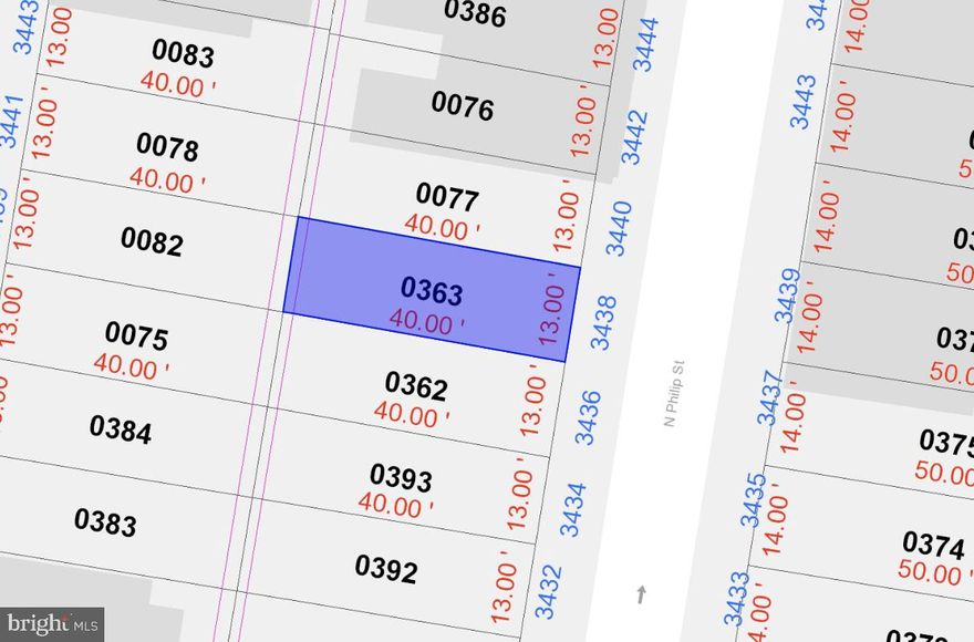 3 Lot Package ALSO Available!  Potential to build a QUADPLEX!  ATTENTION Investors and Builders!! Great opportunity in one of the fastest growing zip codes in Philadelphia! LOCATION LOCATION LOCATION...get in now while you still can. This area has tons of development! This is a can't miss opportunity. Bring your offers fast, this one won't last long!