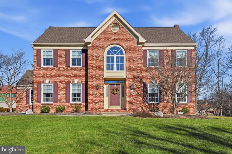 Welcome to this beautiful brick-front Bucks County Colonial, ideally situated on a quiet cul-de-sac and set on a picturesque half-acre lot within the highly sought-after Council Rock School District. This spacious home offers 4 bedrooms, 2.5 bathrooms, a two-car side entry garage, and a full finished basement.

Step into the impressive two-story foyer highlighted by hardwood floors and an abundance of natural light. The main level features a gracious living room, formal dining room, and an oversized eat-in kitchen with adjoining breakfast area—perfect for both everyday living and entertaining. The breakfast room overlooks the expansive family room, complete with a cathedral ceiling, skylights, and a cozy wood-burning fireplace. Triple French doors flood the space with light and provide seamless access to the covered deck and paver patio, creating an ideal indoor-outdoor living experience.

Upstairs, the primary suite is a true retreat, featuring a newly renovated (2023) luxury bathroom with a vaulted ceiling, double vanity, and oversized walk-in shower. Three additional generously sized bedrooms and a full hall bathroom complete the second floor.

The finished basement offers flexible space for recreation, a home office, or gym, along with a separate storage room. With its thoughtful layout, elegant features, and prime location, this home is a rare opportunity in one of Bucks County’s most desirable communities.