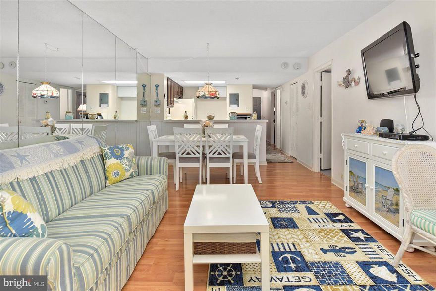 Rarely available and fully furnished sought after Seawatch 3BR/2BA condo.  Located on the southern end, enjoy sunrise/sunset ocean views from the living room and master bedroom. The large balcony overlooks the Seawatch pool, and also offers a view of the ocean. This vacation home has been carefully taken care of, and is filled with recent updates, including hot water heater (2016), hard wood floors (2016), new carpet (2016), paint (2016), new master bath vanity/lighting (2016), and new front door (2021). The master bedroom has its own master bath that has been upgraded as well. There is also a separate laundry room with full size washer and dryer and additional storage space for all your beach chairs, umbrellas, boogie boards, etc. Sea Watch has some of the best amenities on the beach! There is an indoor heated pool, an outdoor pool, as well as a children's pool. There are tennis & basketball courts, a playground for the little ones, his and her saunas, exercise room, very large arcade and an in-house movie theater during the summer. Sea Watch also has its own in-house maintenance staff. Plenty of parking is available in the covered parking garage. All of this for some of the most inexpensive condo fees on concrete row. Come take a look today before it's SOLD!  ***PLEASE SUBMIT ALL OFFERS BY SATURDAY MARCH 27TH @ 8PM***