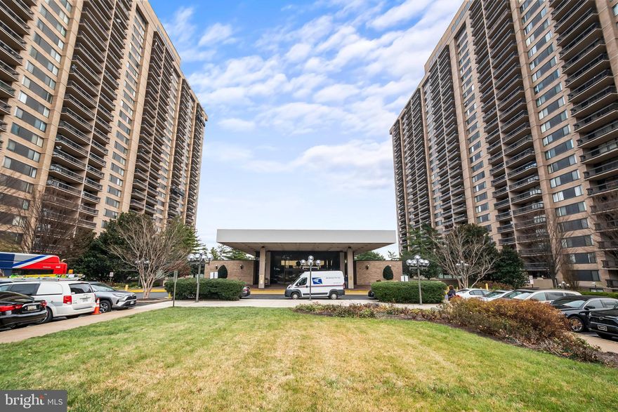 Location, convenience, and comfort come together in this spacious one-bedroom, one-bath condo in the heart of Northern Virginia. Ideally situated just 5 miles from the Pentagon and 7 miles from Reagan National Airport, this home offers effortless access to I-395, BRAC, Alexandria Hospital, and the region’s top employment, shopping, and dining destinations—including Tysons Corner, Ballston, and the soon-to-be-revitalized Landmark area.

The unit features new luxury vinyl flooring in the living/dining room, hallway, and bedroom, along with fresh paint throughout. The living/dining room opens to a private balcony—an ideal place to unwind after a long day and enjoy the evening sunset.

The kitchen includes newer appliances, a full-size washer and dryer, and space for a bistro-style table. Rent includes all utilities, one assigned garage parking space, and full access to the coveted Skyline Plaza amenities: 24-hour security, a rooftop terrace, outdoor pool, fitness center, and a curbside Metrobus stop with direct service to Ballston Metro.

 No pets or smoking permitted.