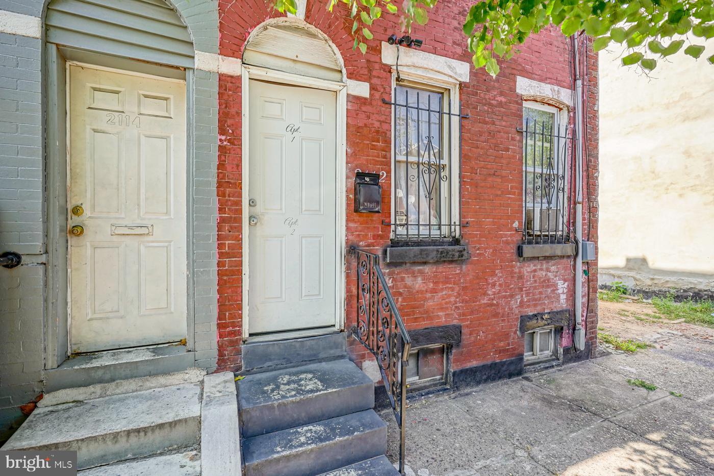 Rare 1 +1 duplex located in an up-and-coming area on the Port Richmond/Kensington border. Each unit has ceramic tiled floors throughout and features a living room, bedroom, dining area and kitchen. The 1st floor unit has access to the rear yard and basement which has hookups for laundry and storage. Sperate electric & gas meters and separate heaters (newer Goodman forced air units) for each unit. Both units are leased to good, long-term tenants. Lease information; 1st floor is on a month-to-month lease paying $1,000/month; 2nd floor is 2 rooms rented individually for $700/month each on month-to-month leases that generates $1,400/month so total income per month between the 2 units is $2,400/month. Both refrigerators are included. This is a non-confirming duplex, and the buyer is responsible for verifying zoning and obtaining the U&O/Philadelphia Resale Certificate.