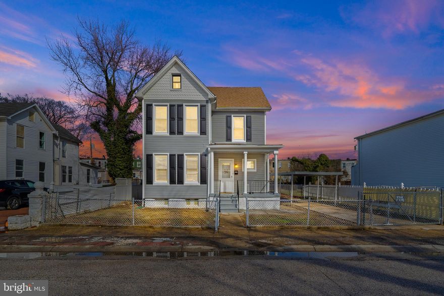 Major Update – Dining Room Added! Don’t miss the chance to re-visit this incredible property with a brand-new dining space! Schedule your showing today! Welcome to this stunning, fully renovated detached home in Baltimore City, just steps from Pimlico Race Course! With three finished levels, this spacious residence features 4 bedrooms and 2.5 bathrooms, offering an abundance of natural light throughout. On the main level, you'll find a convenient powder room, a full bath, dining room and a beautifully updated kitchen complete with granite countertops, stainless steel appliances, and an eat-in dining area perfect for everyday living. Upstairs, there are three generously sized bedrooms and a full bathroom. The third level offers a cozy forth bedroom—ideal for a home office, guest space, or creative retreat. The unfinished basement provides excellent storage space and flexibility for future customization, washer and dryer included. Outside, enjoy relaxing on the welcoming front porch, hosting gatherings on the new deck, and the ease of off-street parking with a private driveway and carport. With quality upgrades throughout, this home offers comfort, convenience, and peace of mind for years to come. Don’t miss your opportunity to call this beautiful home yours—schedule your showing today!